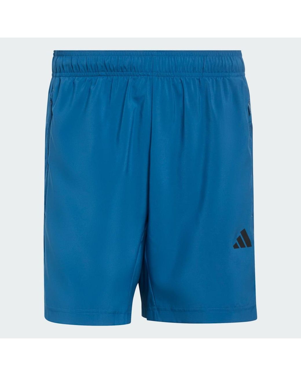 Adidas Blue Workout Essentials Base Woven Short for men