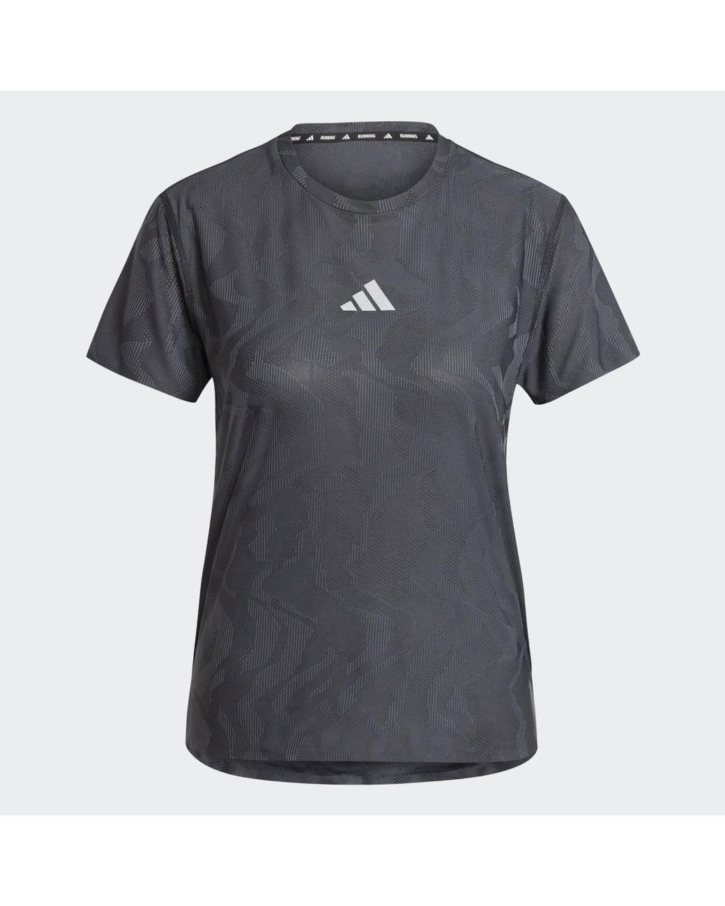 Adidas Blue Ultimate Running Engineered Tee Climacool