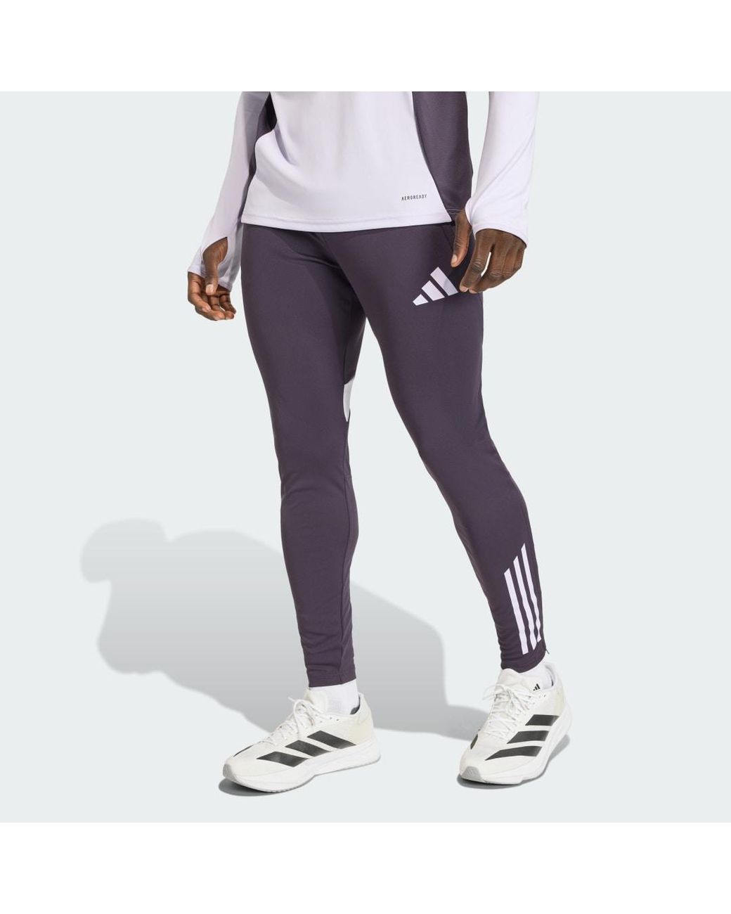 Adidas Manchester United Tiro 25 Competition Trainingshose in Purple für Herren