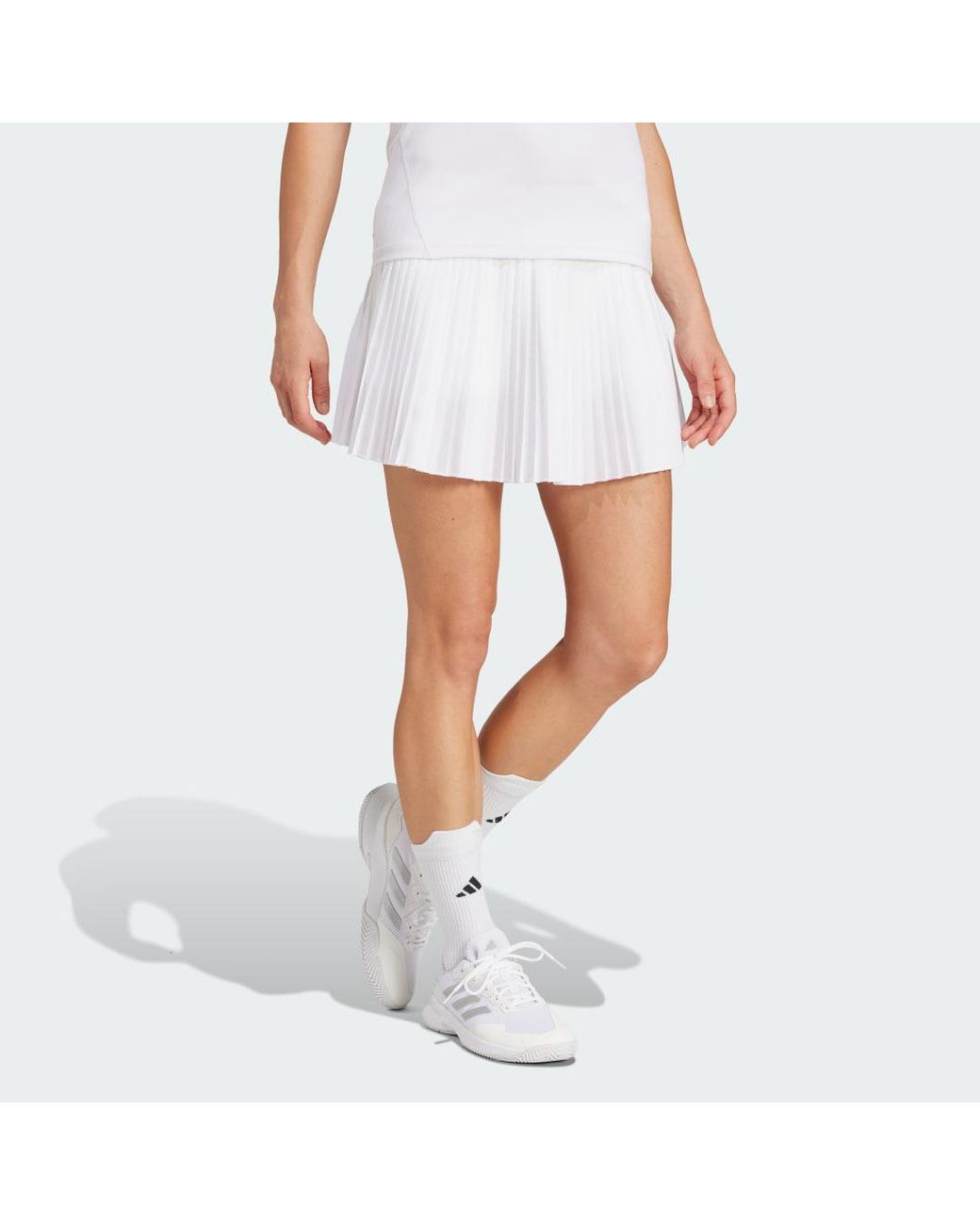 Adidas White Club Pleated Climacool Tennis Skirt