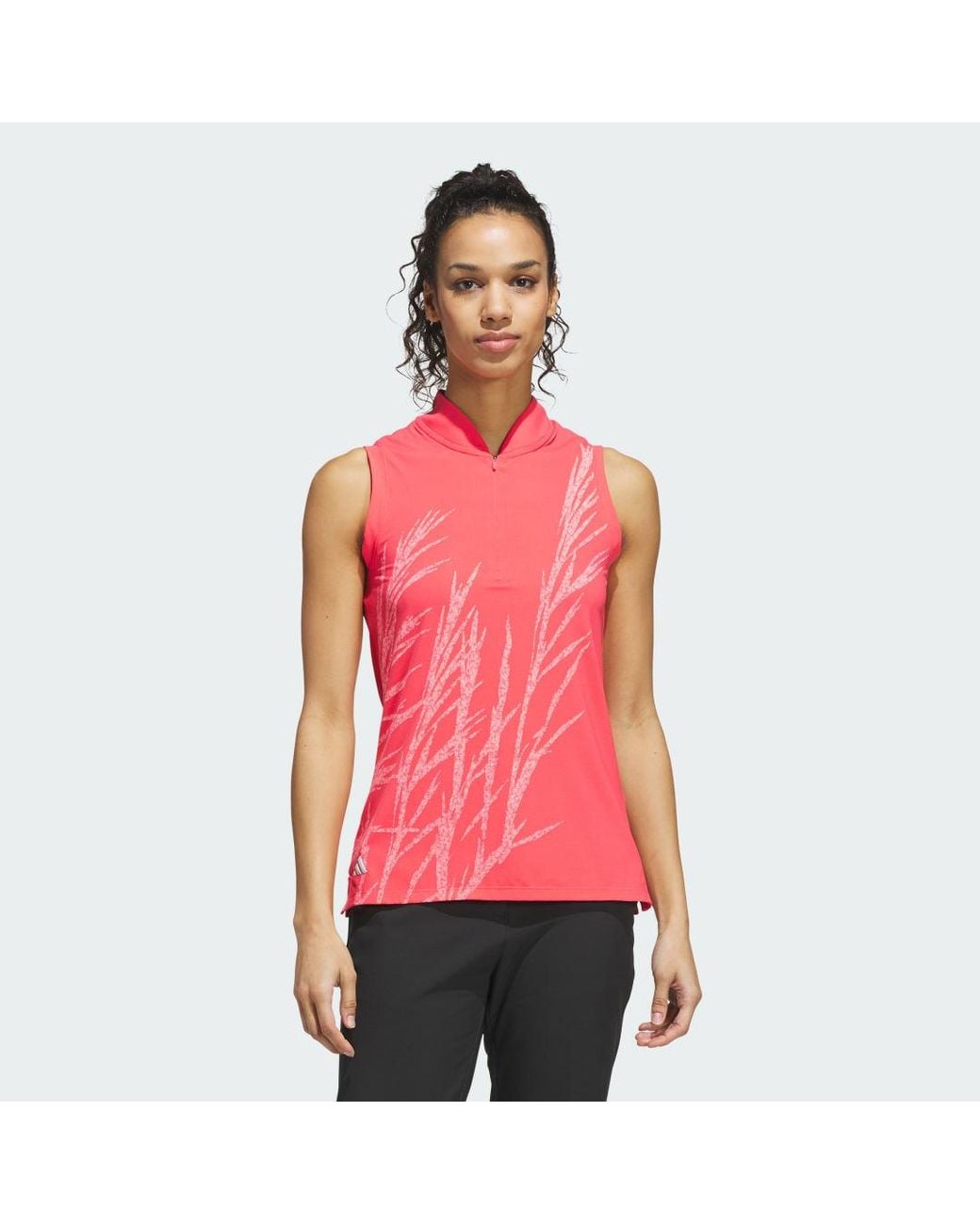 Adidas Red Ultimate365 Tour Cool Feeling Fescue Polo Shirt