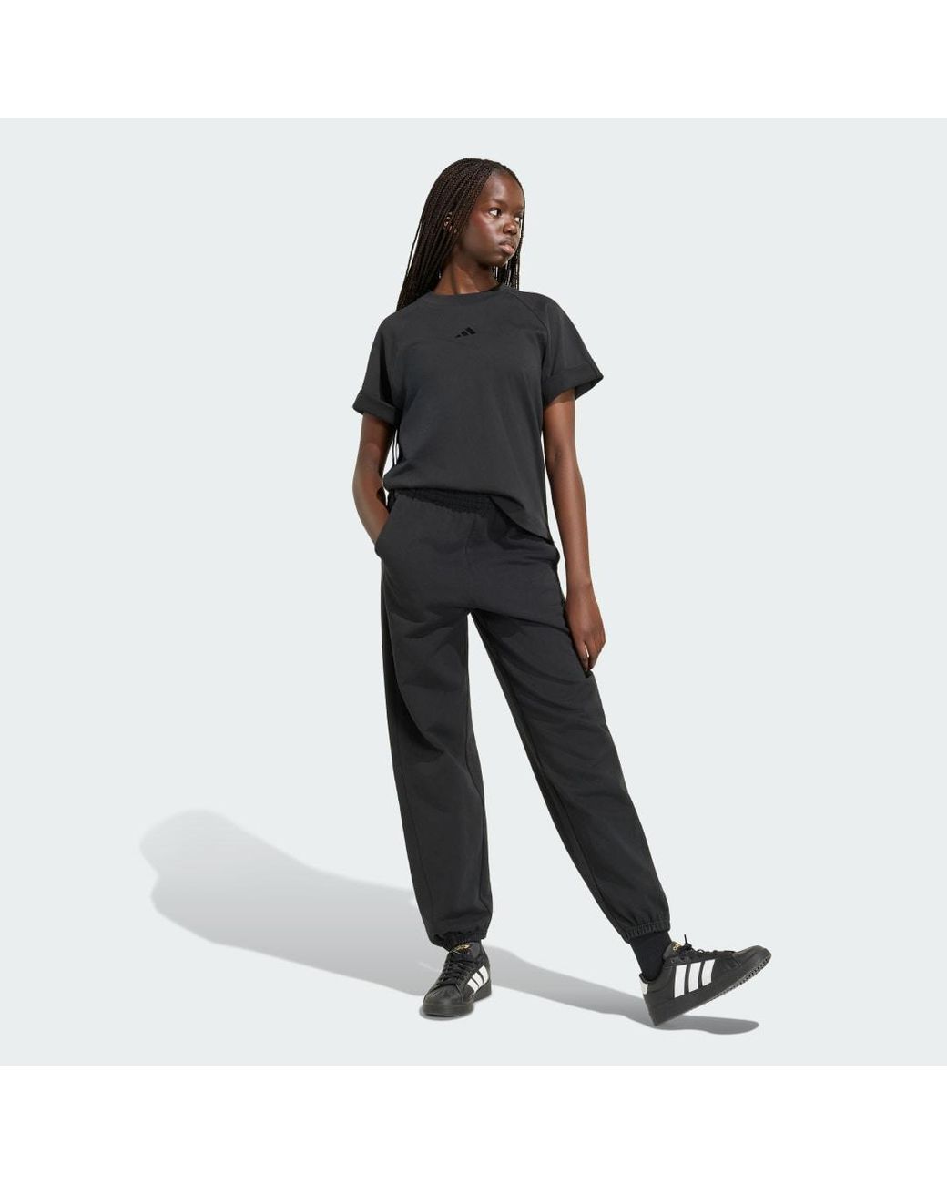 Adidas Black Kit Small Logo T-Shirt