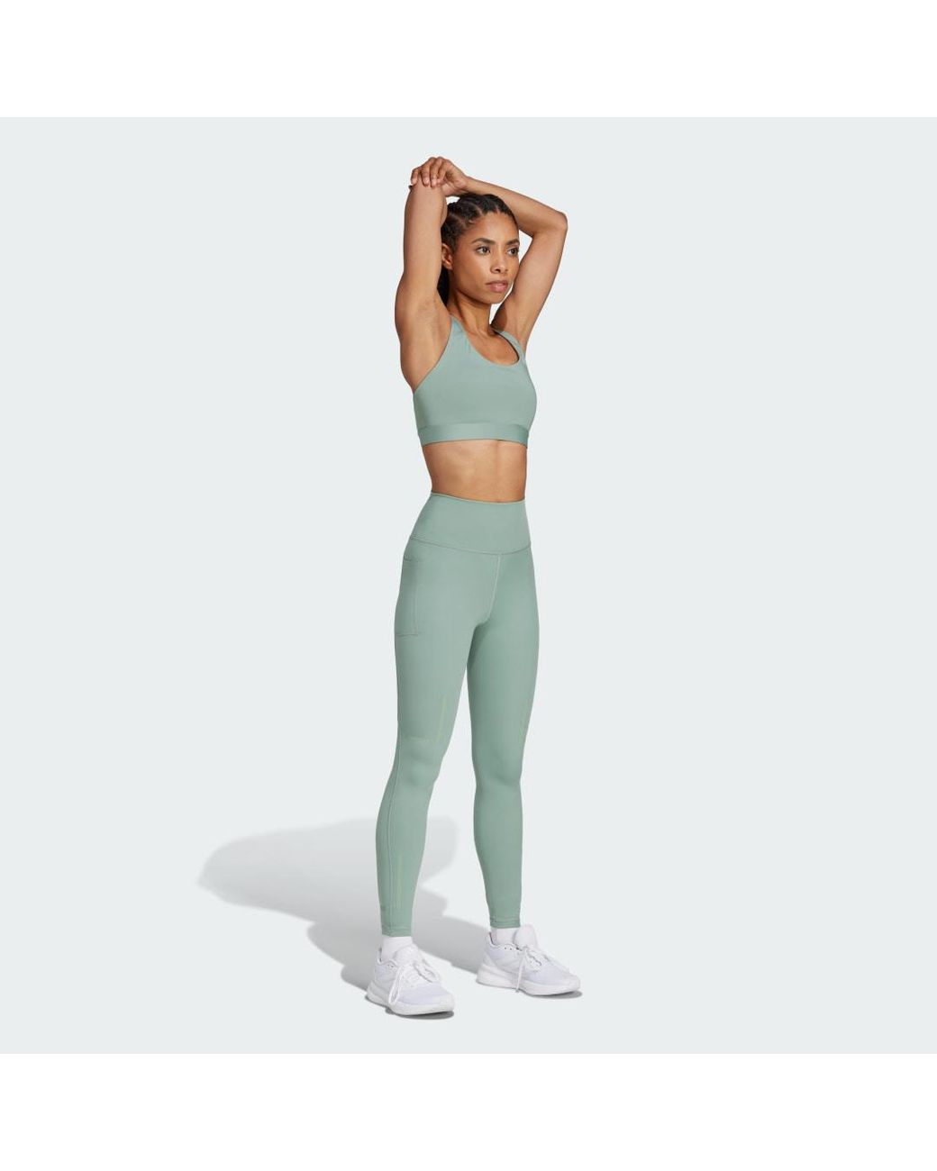Adidas Green Ultimateadidas Reflective 7/8 Leggings