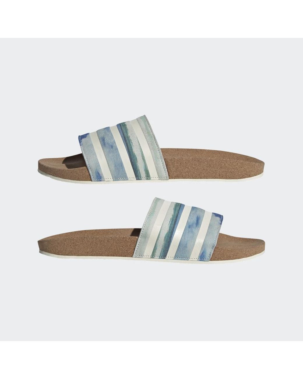 adidas Cork adilette in Weiß für Herren | Lyst DE