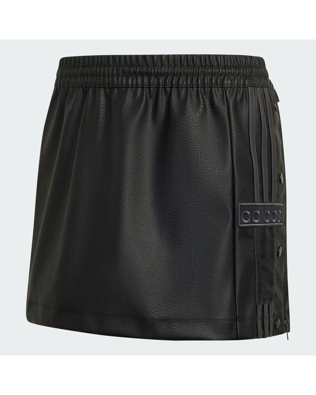 Adidas Originals Black Adidas Pleather Adibreak Skirt/ Utility