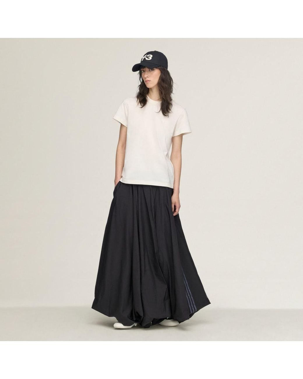 Adidas Natural Y-3 Regular Short Sleeve T-Shirt