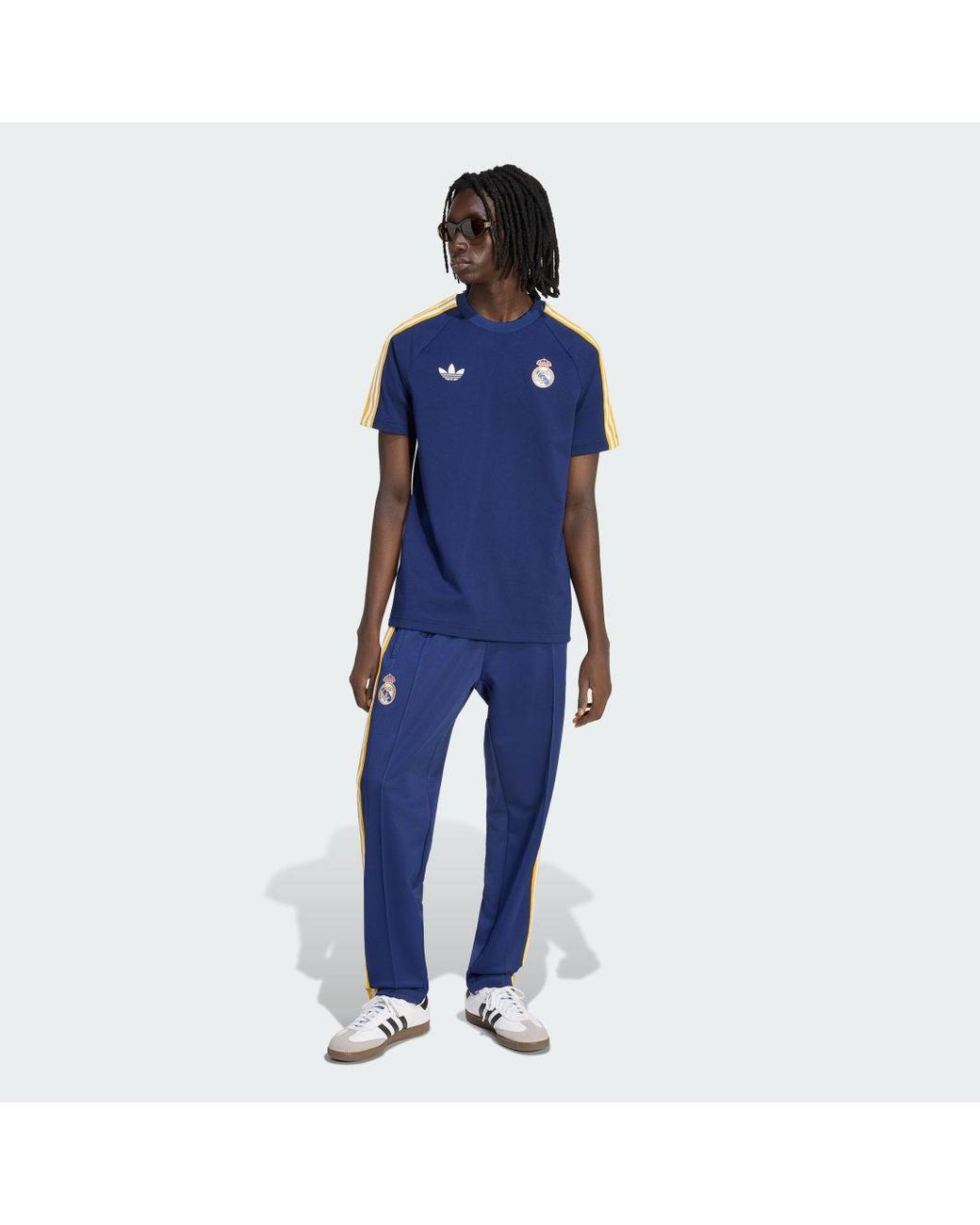 Adidas Blue Real Madrid Originals T-Shirt for men