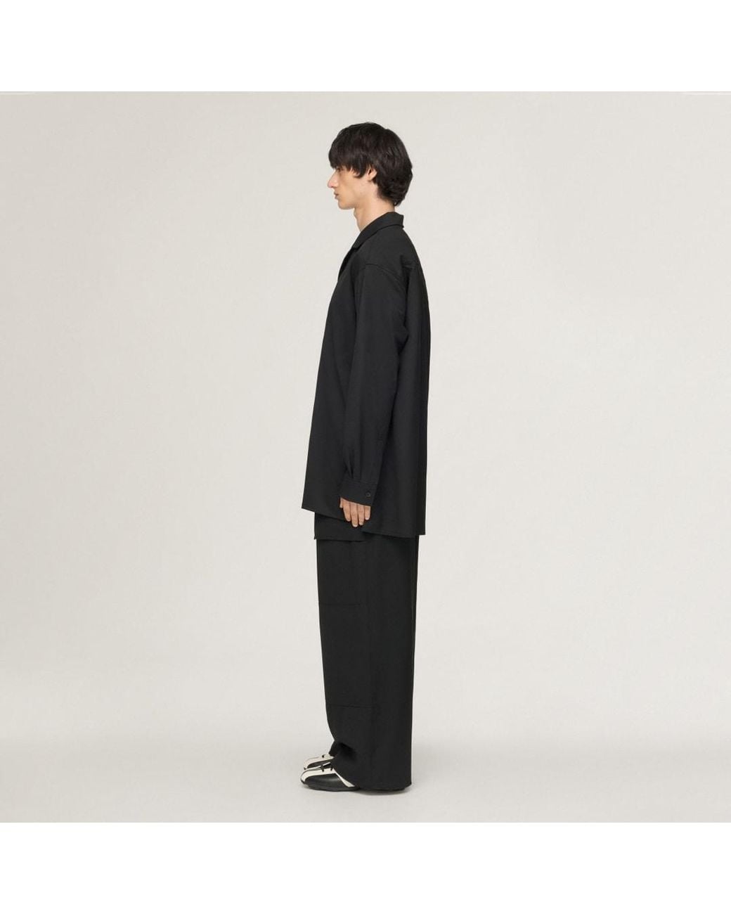 Adidas Black Y-3 Wool Adaptive Overshirt for men