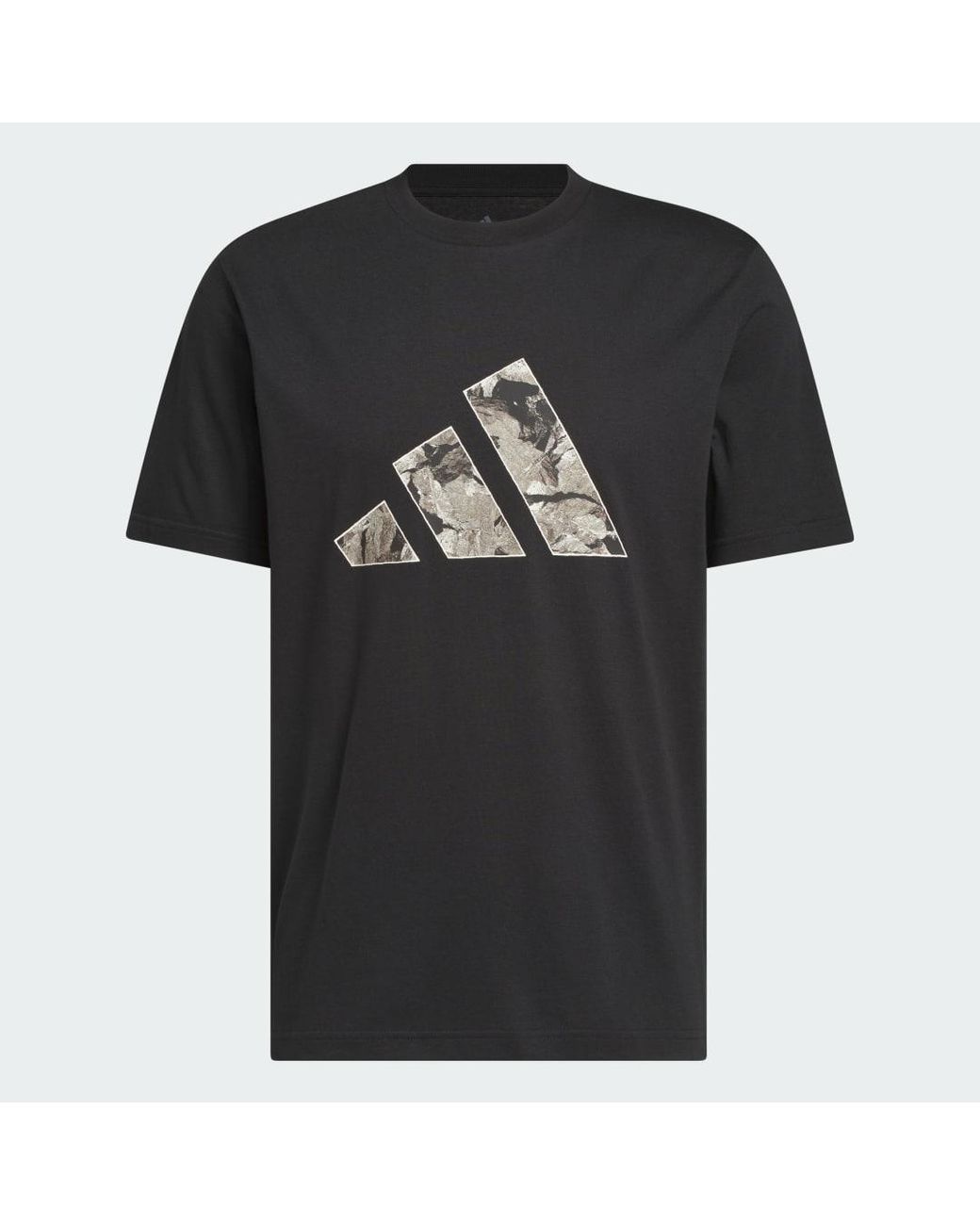 Adidas Black Rock Camo Graphic T-Shirt for men