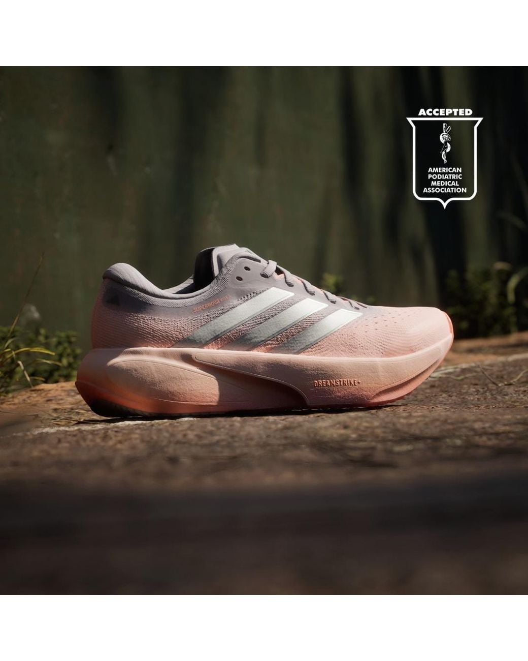 Adidas Pink Supernova Rise 3 Running Shoes