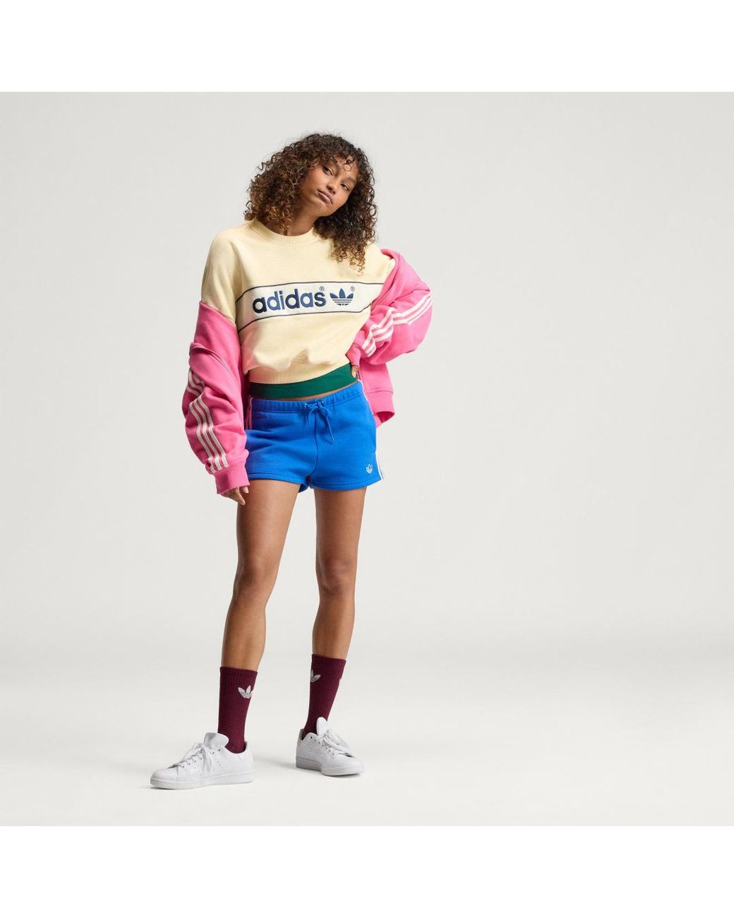 Adidas Blue Adisignature Ny Crewneck Sweatshirt