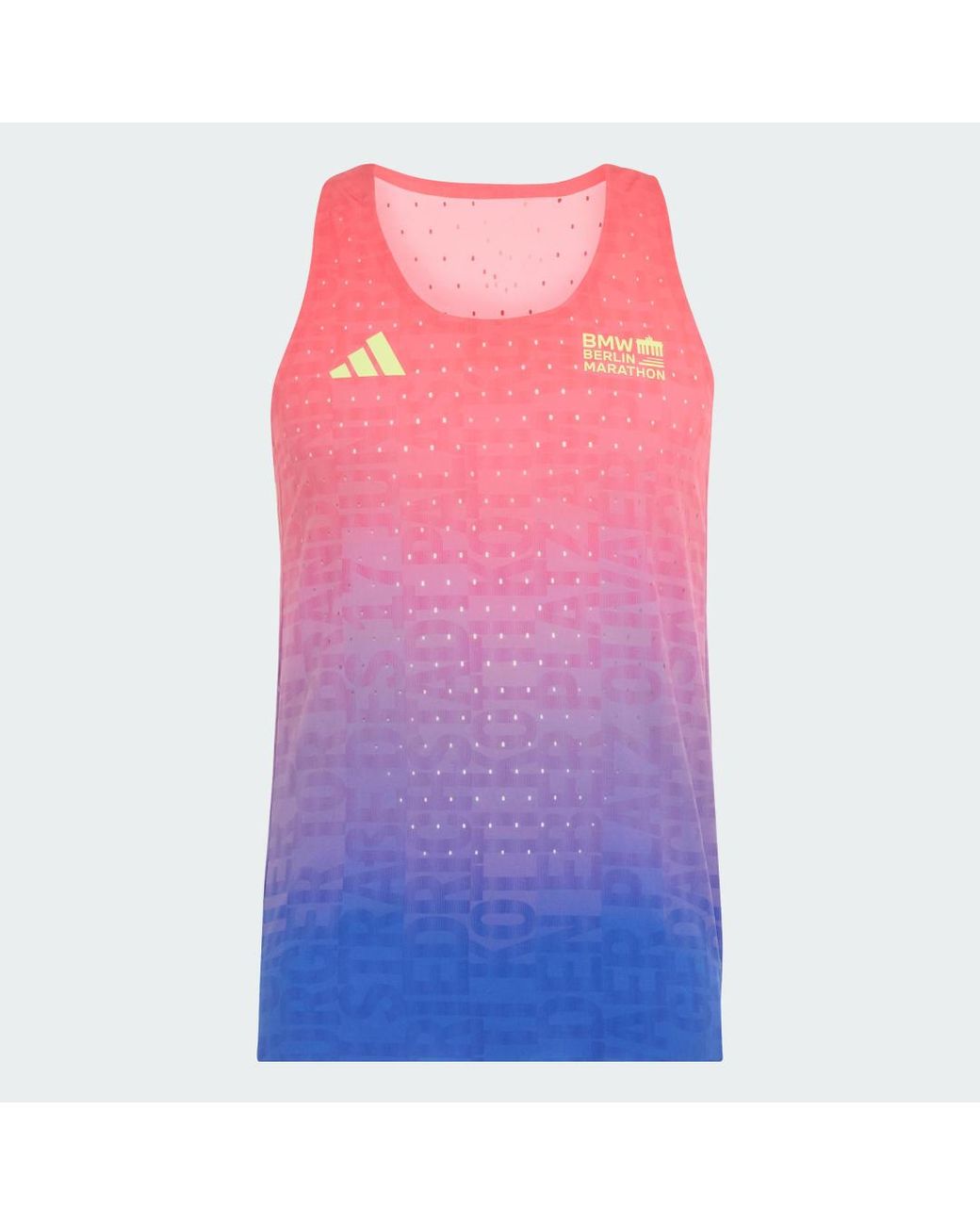 Adidas Blue Bmw Berlin-Marathon 2026 Running Tank Top for men