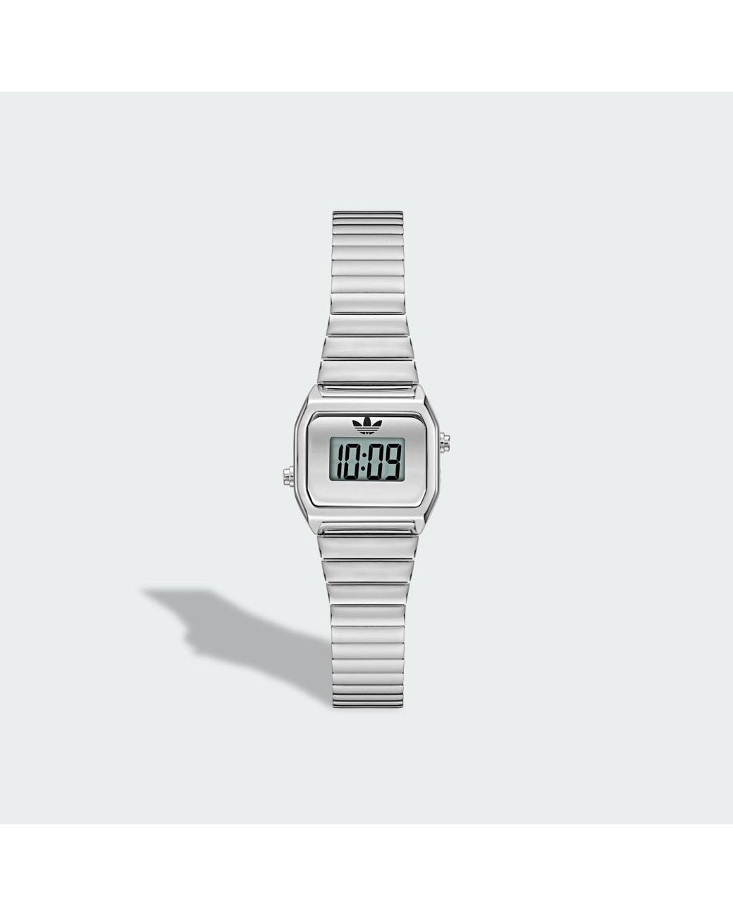 Adidas White Digital Two Xs Sst Watch