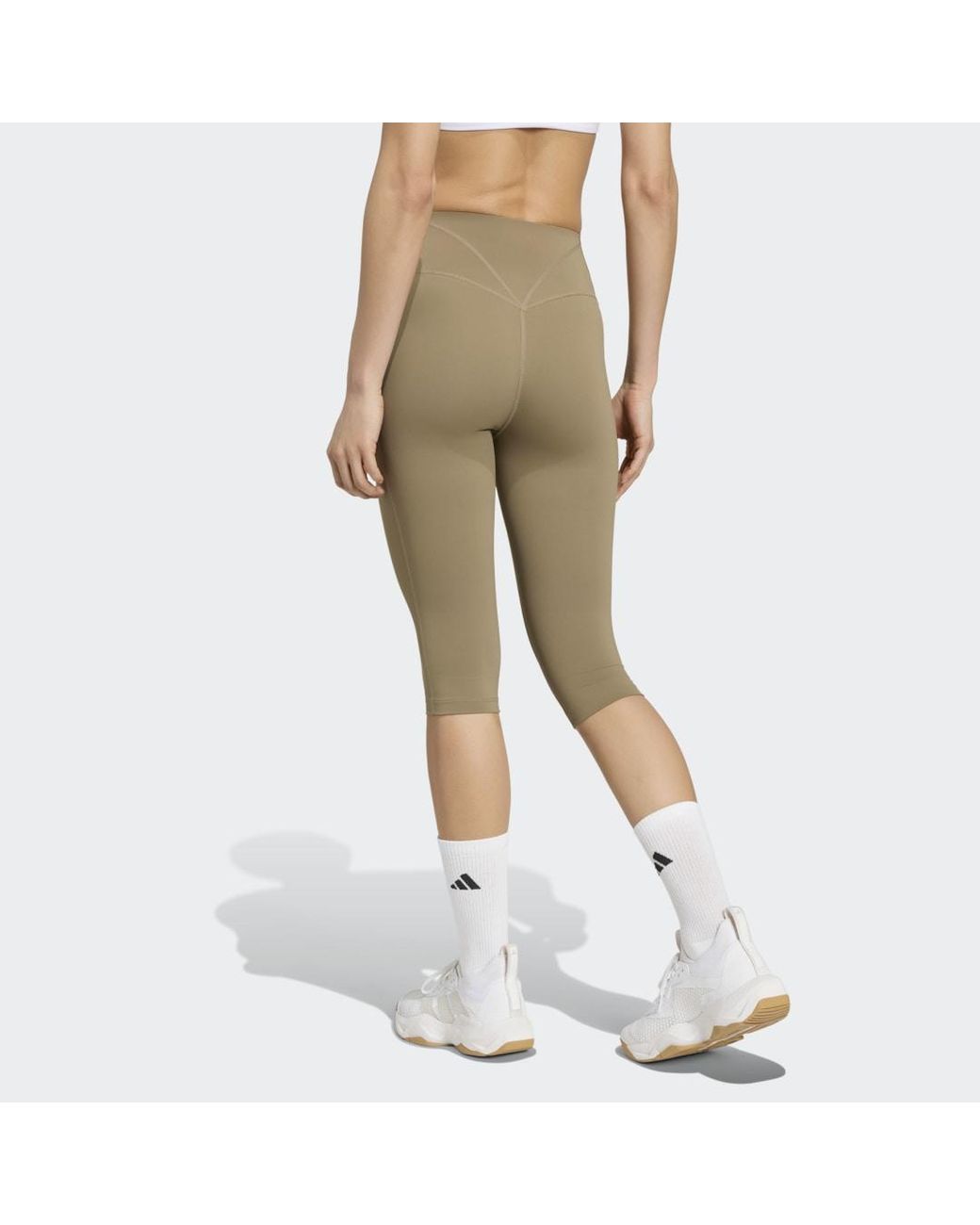 Adidas Multicolor Optime Workout Contour Capri Leggings