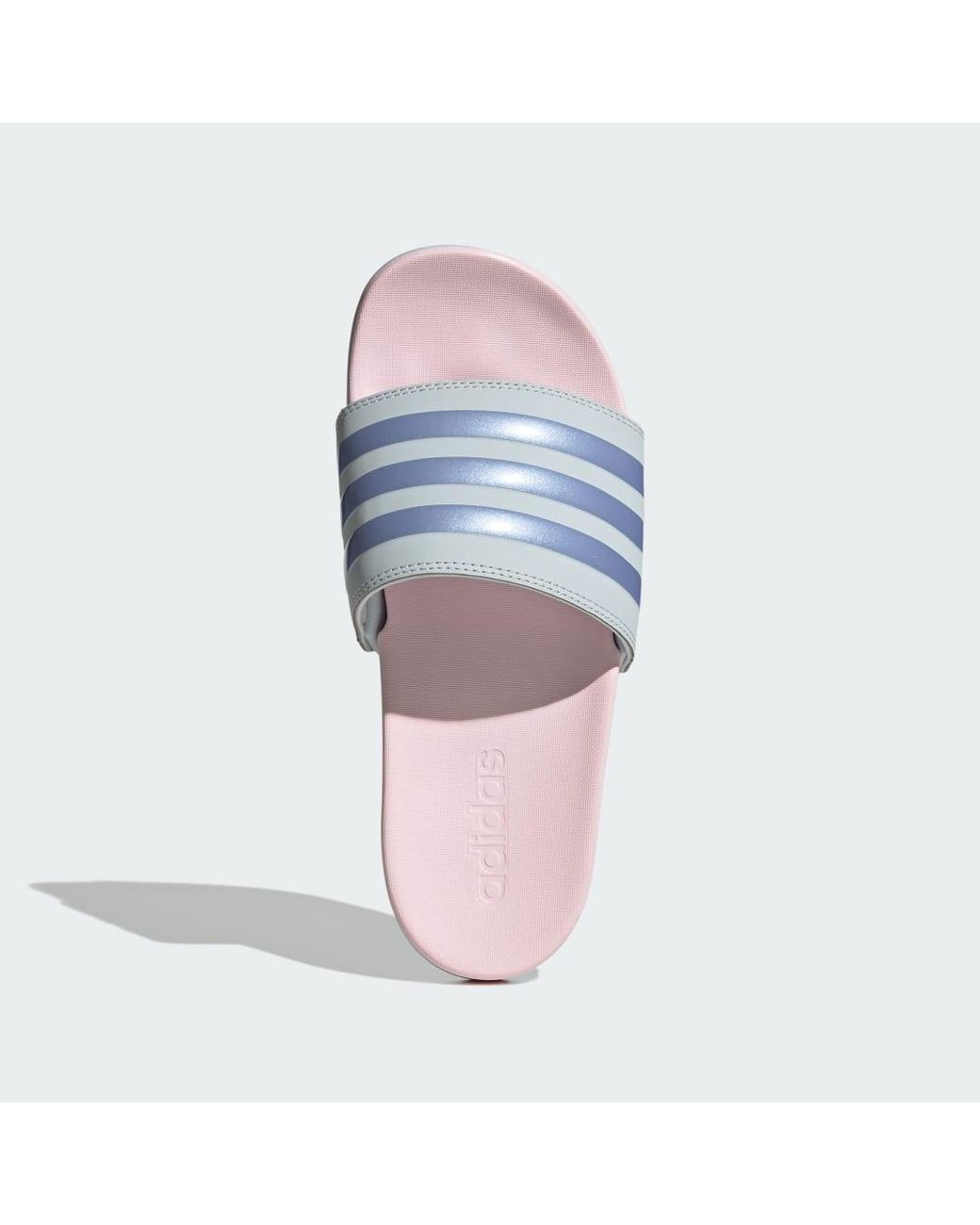 Adidas Blue Adilette Comfort Slides