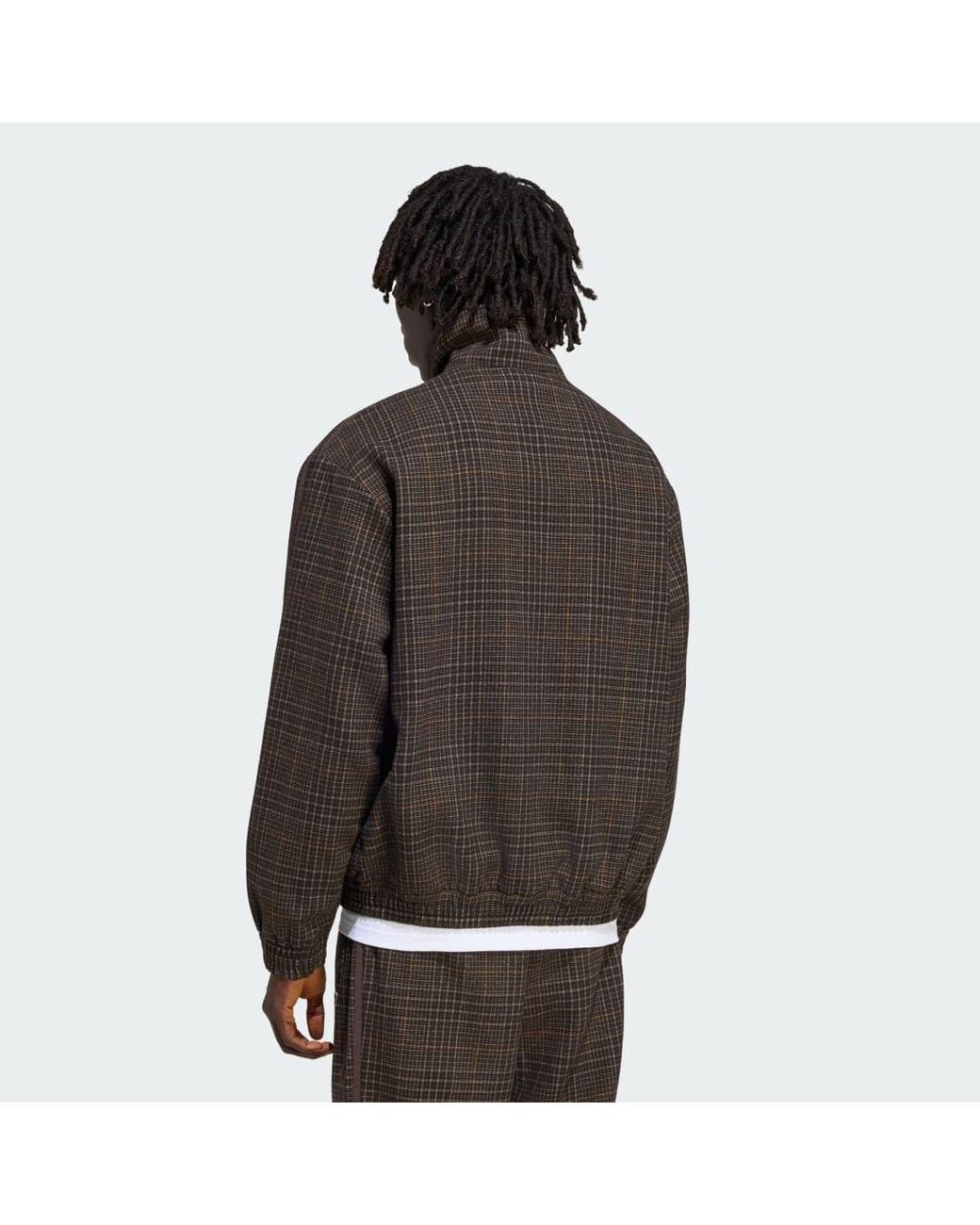 Adidas Brown Winter Club Jacket for men