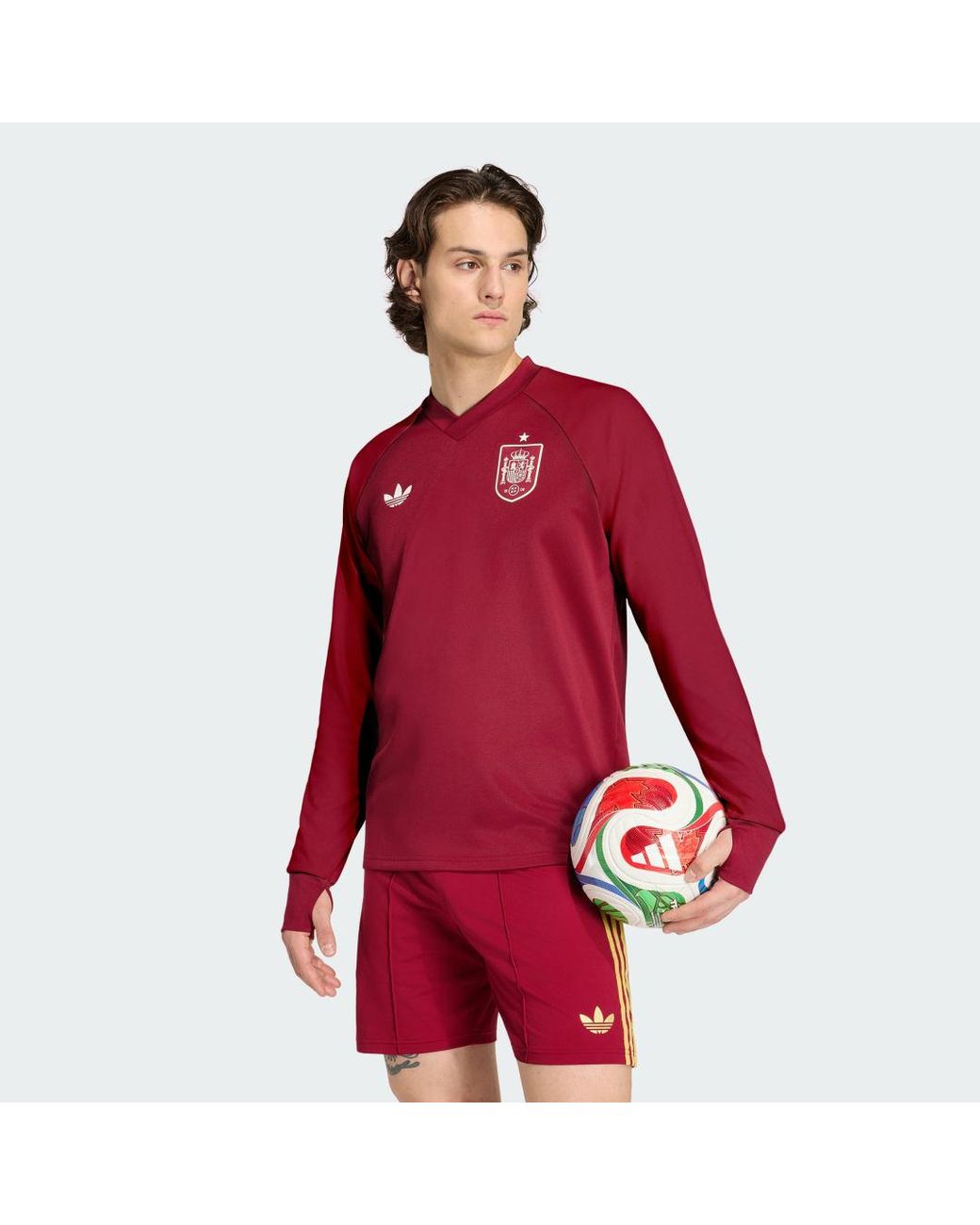 Adidas Red Spain 26 Away Pre Match Warm Top for men