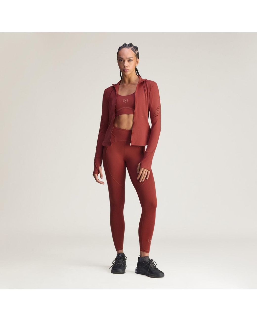 Adidas Red By Stella Mccartney Training Midlayer Jacket