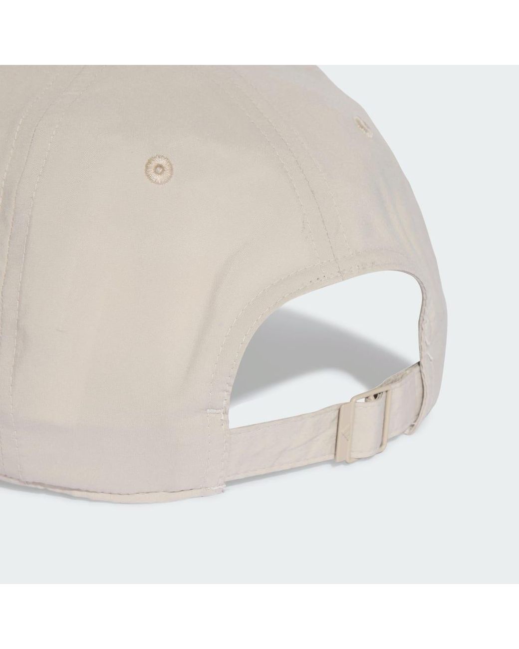 Adidas White New Logo Embroidered Baseball Cap