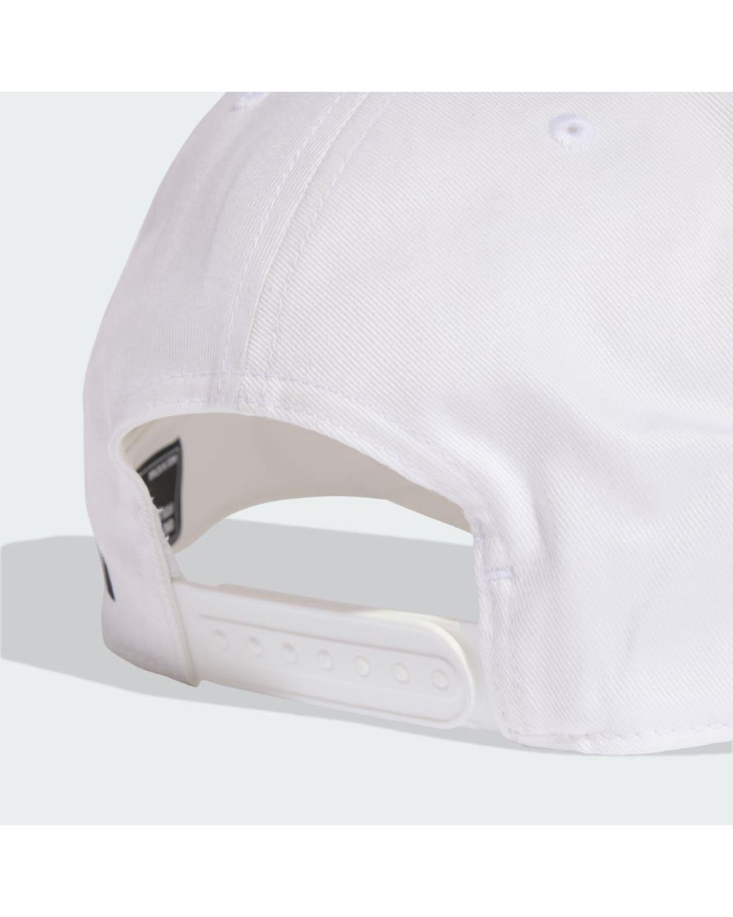 Adidas White Linear Baseballkappe