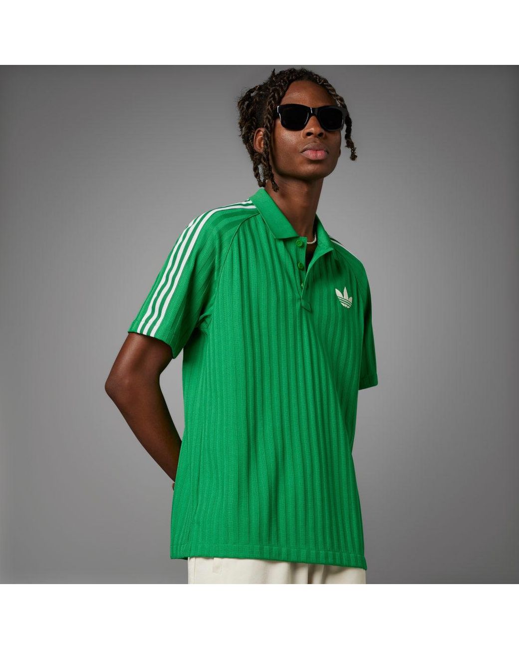 adidas Adicolor 70s Vintage Poloshirt in Grün für Herren | Lyst CH