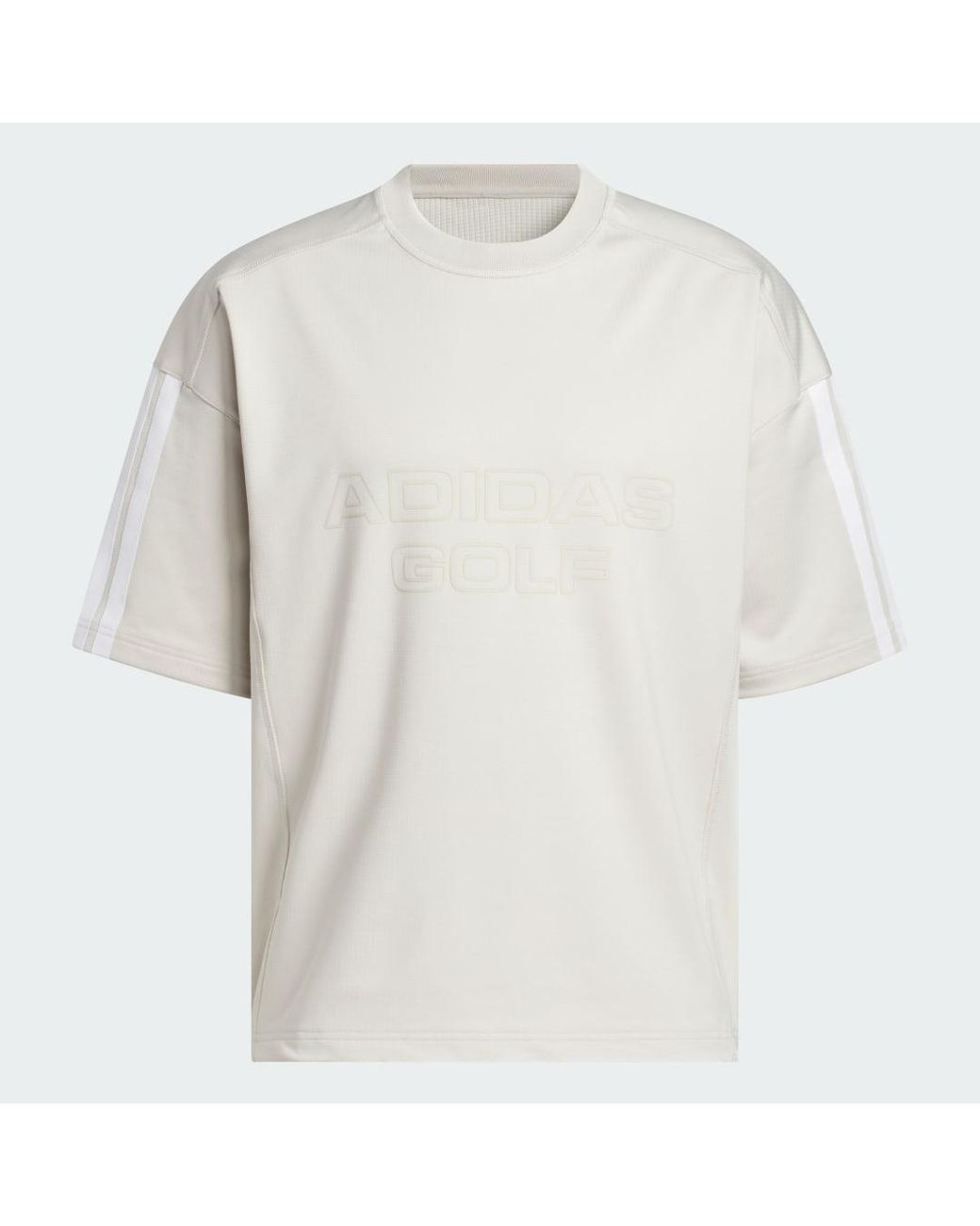 Adidas White Beyond Graphic Short Sleeve Crewneck Sweatshirt for men