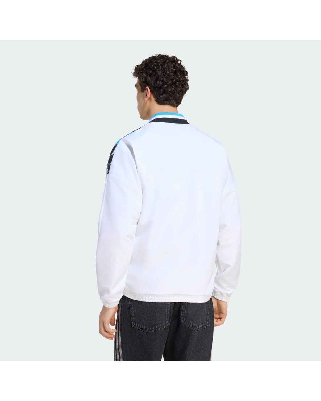 Adidas White Newcastle United Fc Stadium Track Top for men