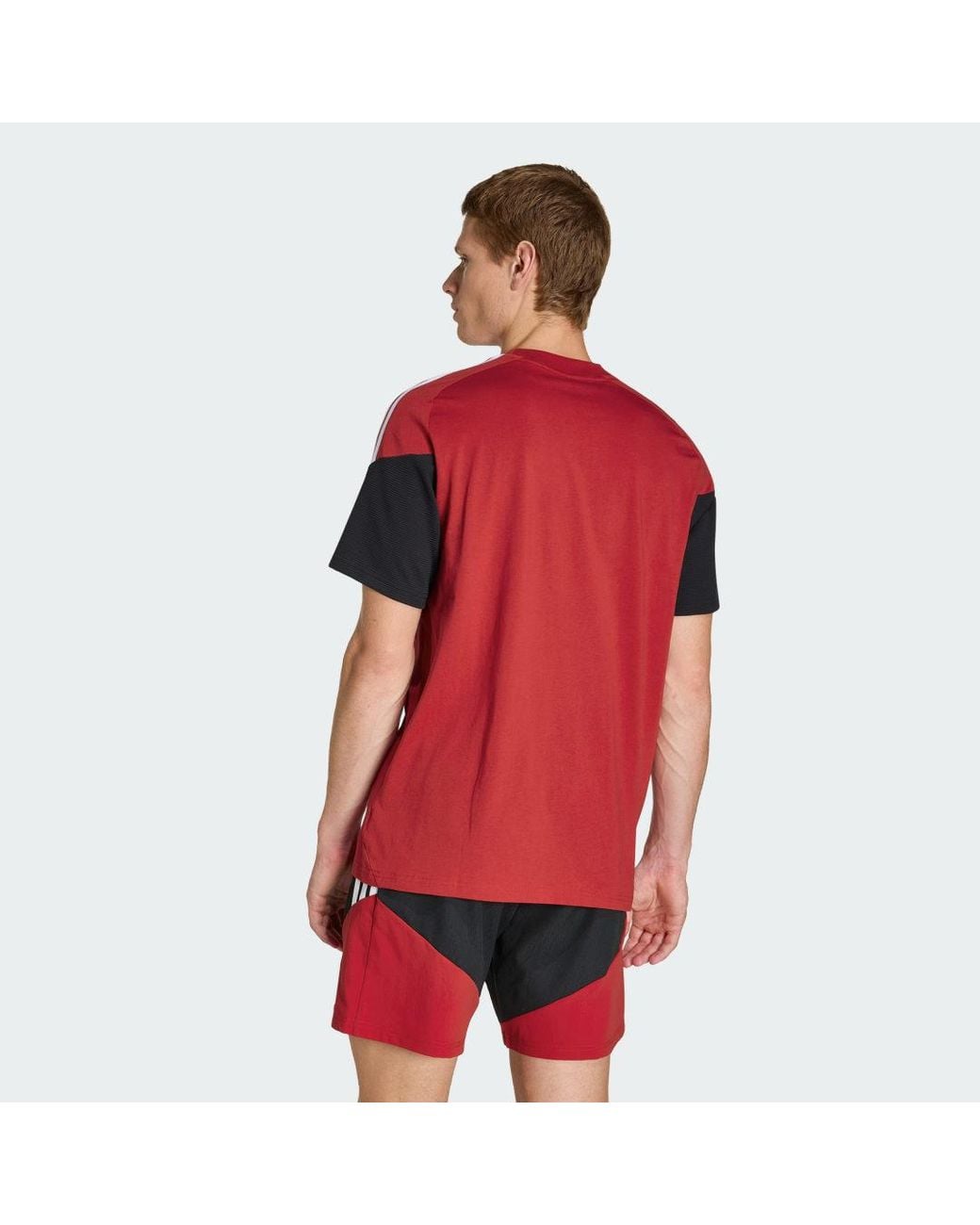 Adidas Red Germany 26 Tiro Sweat T-Shirt for men