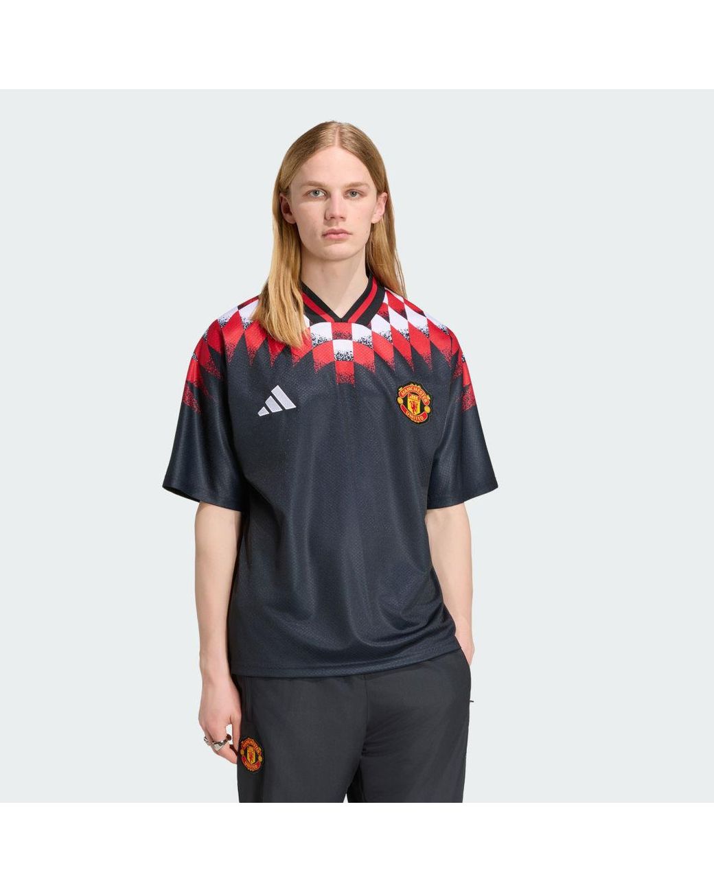 Adidas Red Manchester United Stadium Jersey for men