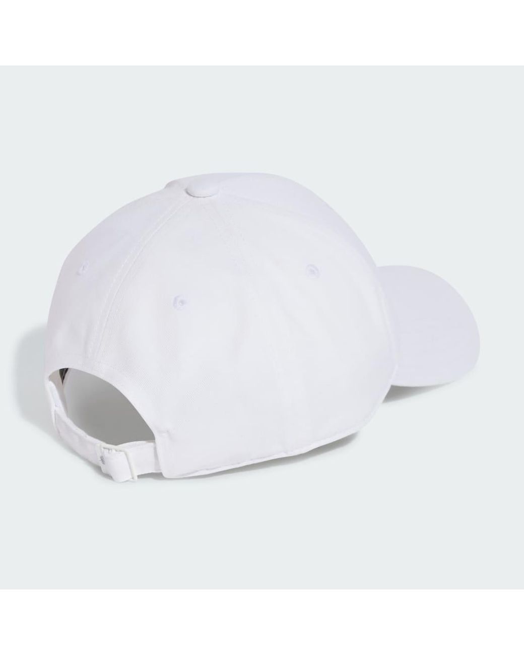 Adidas White Baseball Cap Cotton
