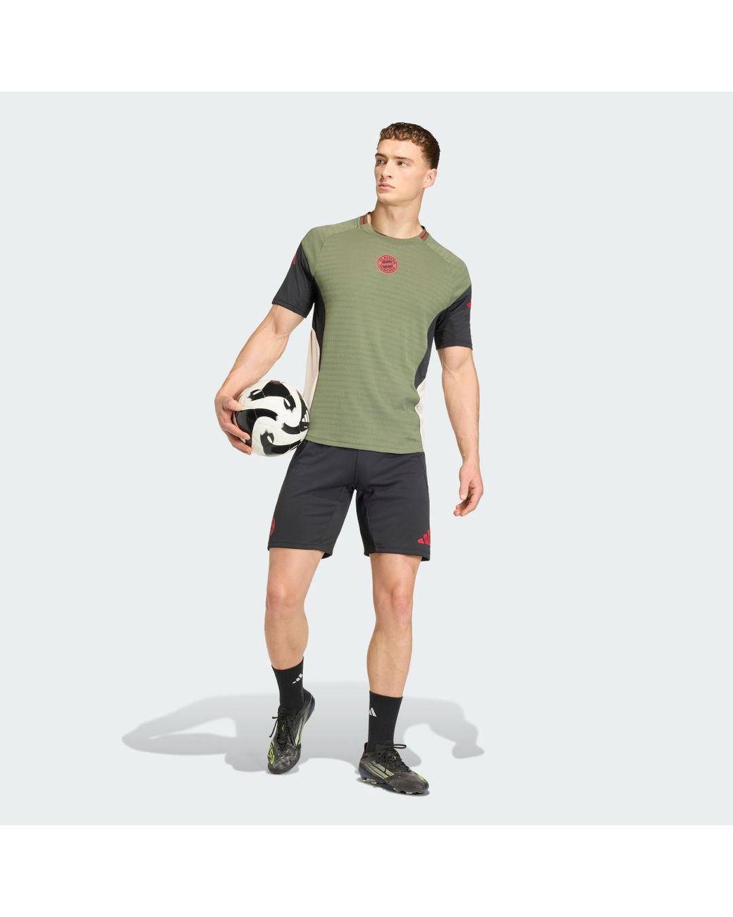 Adidas Green Fc Bayern 2025/2026 Tiro25 European Pro Training Jersey for men