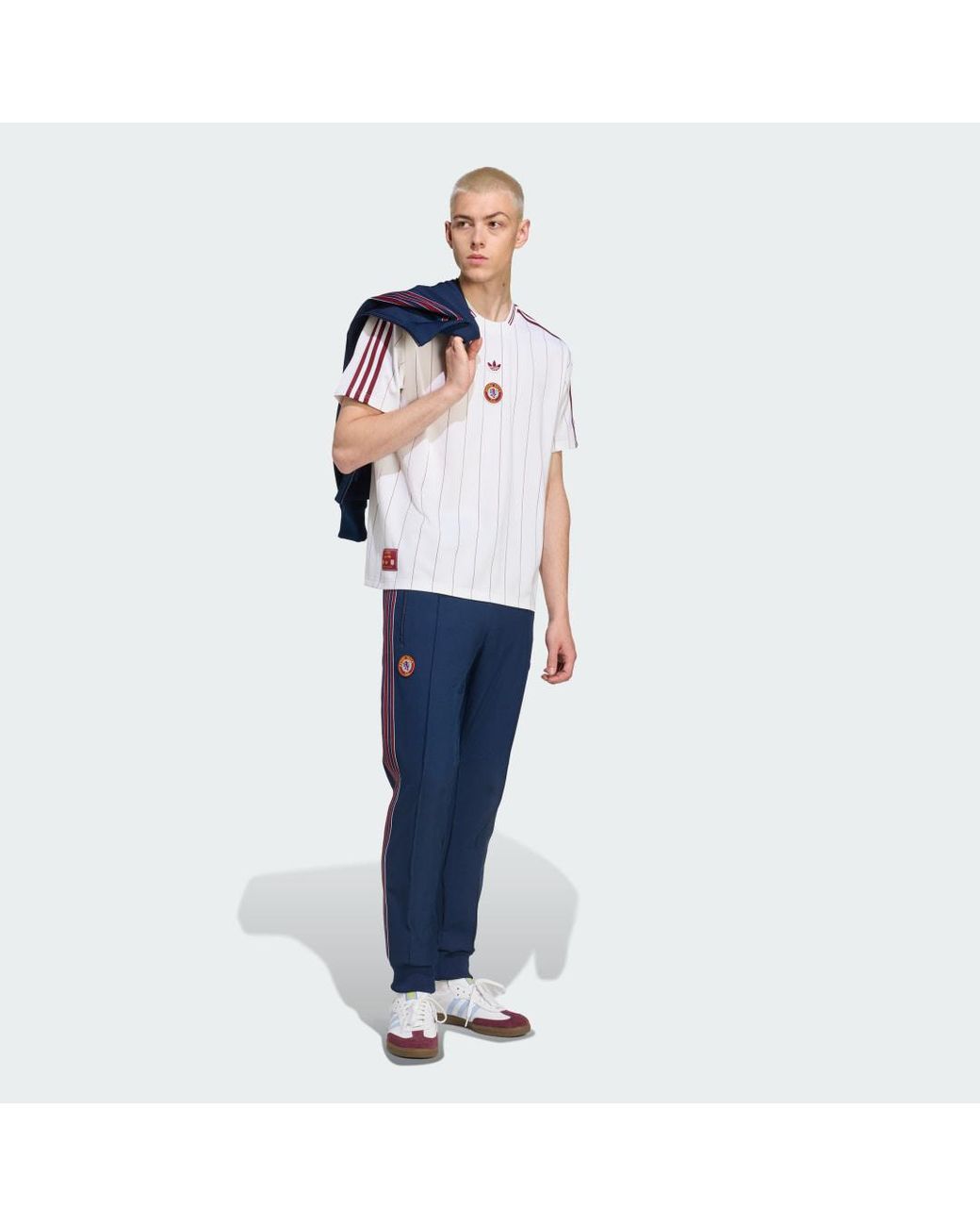 adidas Aston Villa Fc Terrace Icons Jersey in White | Lyst UK