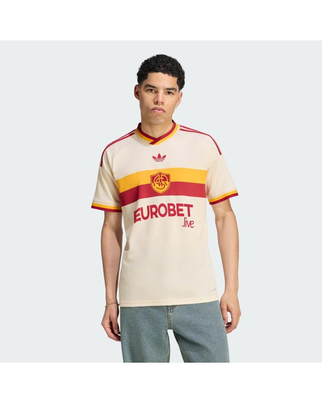 Adidas Red As Roma 26/27 Away Jersey for men