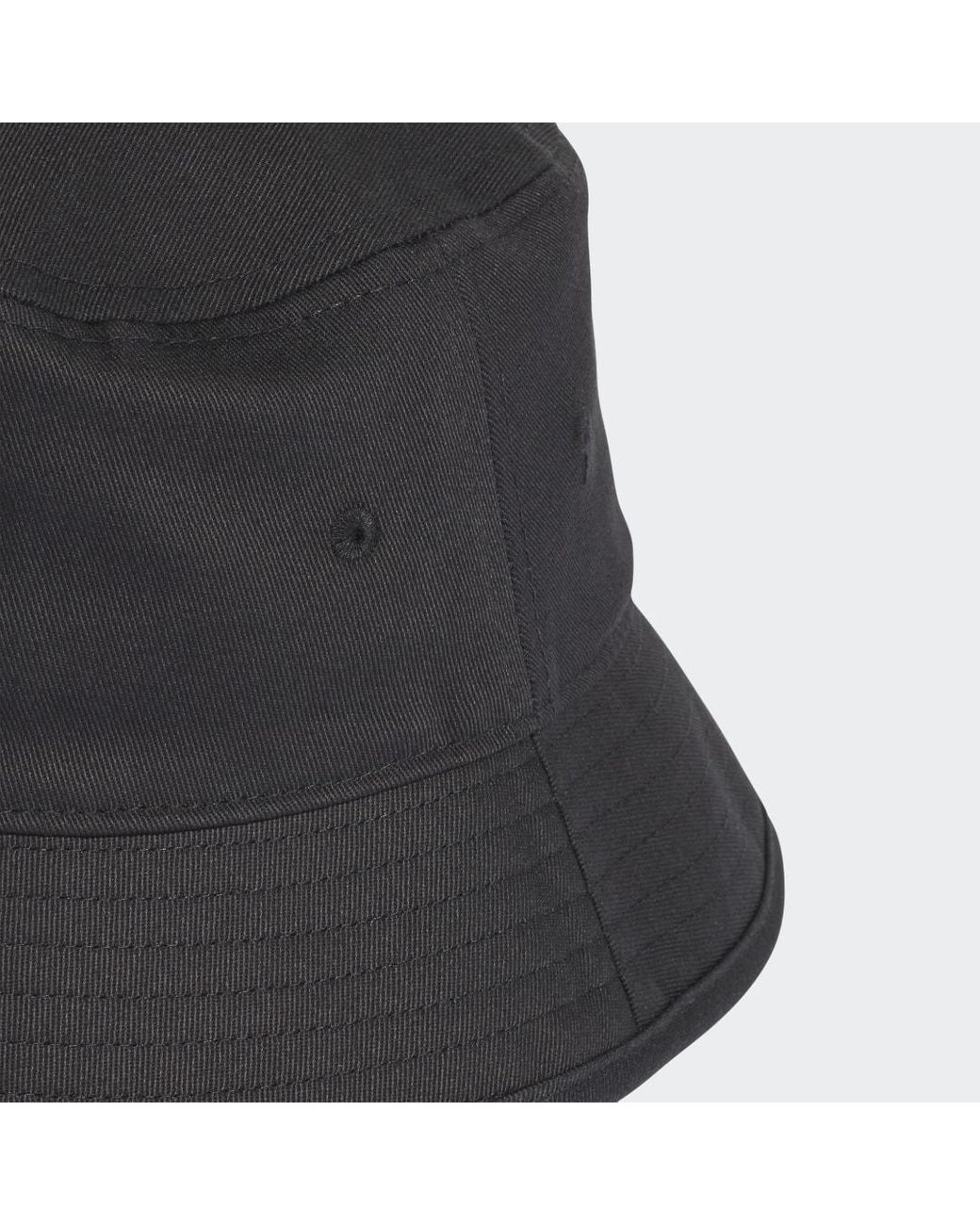 Cappello adicolor Trefoil Bucketadidas in Cotone di colore Nero | Lyst
