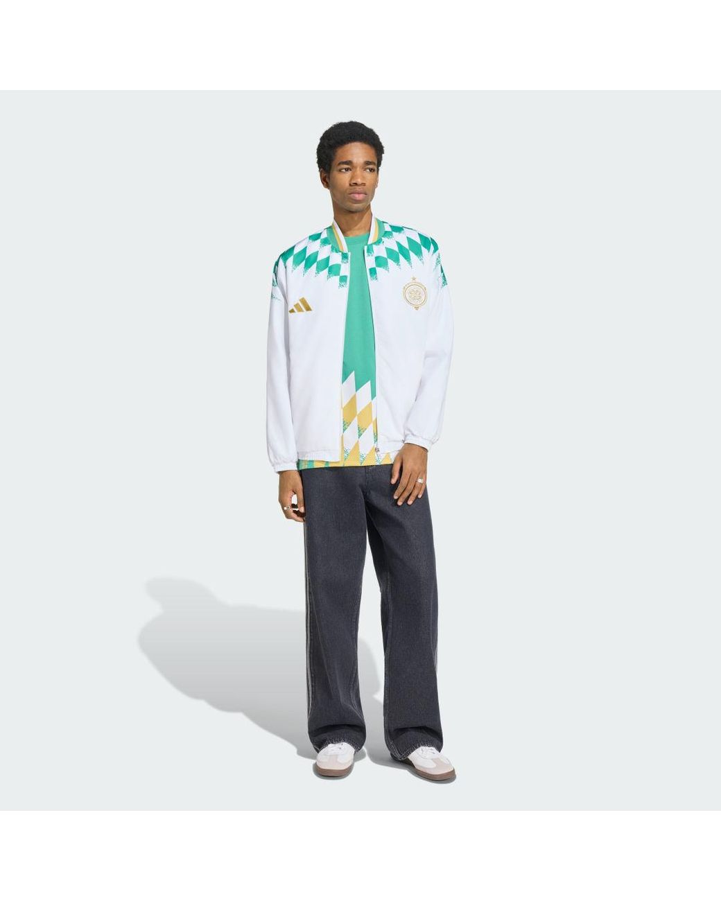 Adidas Blue Celtic Fc Stadium Track Top for men