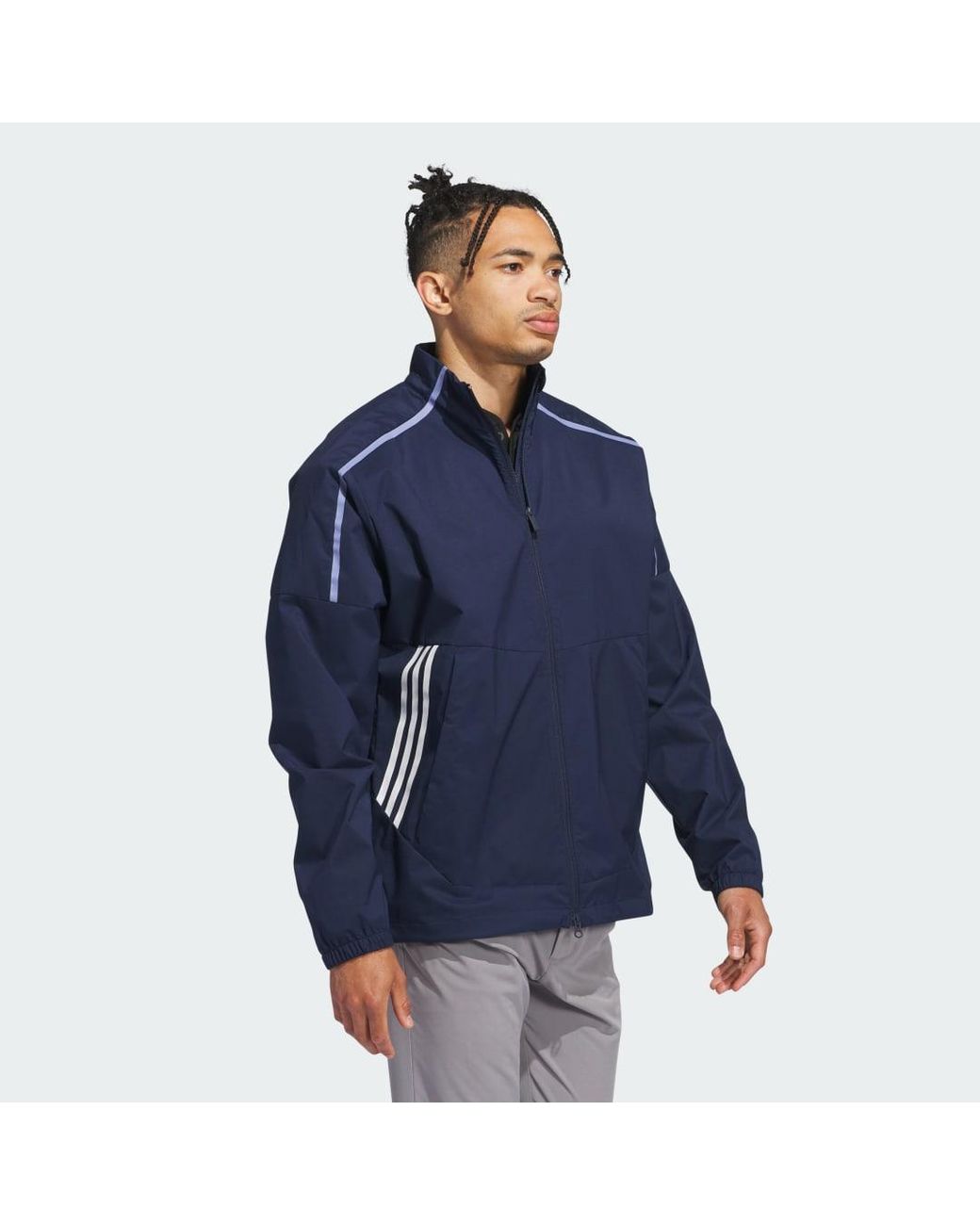 Adidas Blue Core Provisional Full-Zip Jacket for men