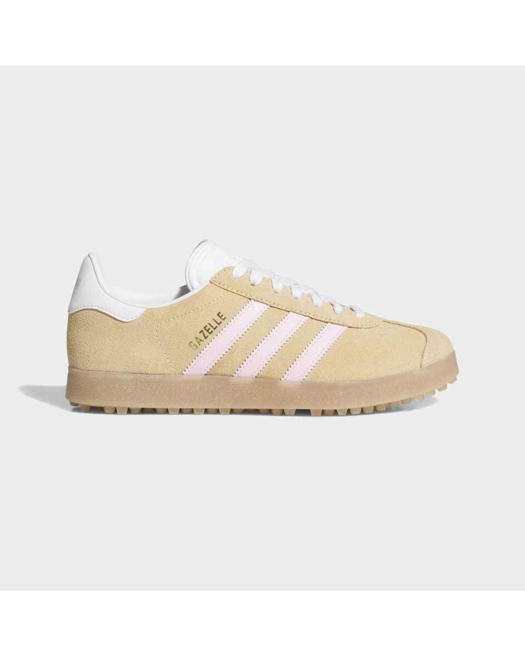 Adidas Originals Natural Gazelle Spikeless Golf Shoes