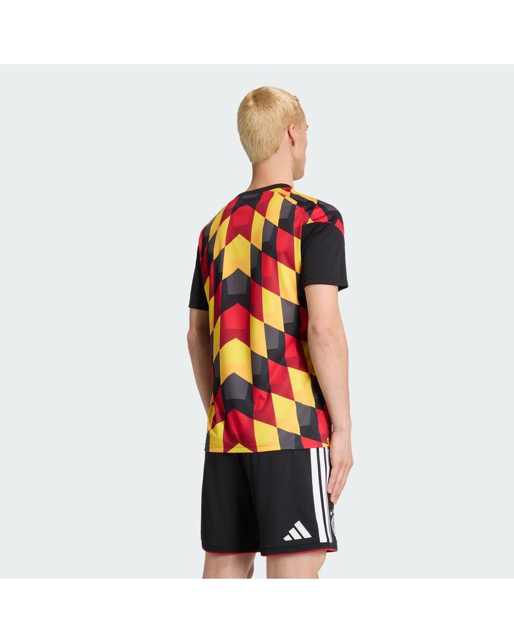 Adidas Red Germany National Team 2026 Pre-Match Top for men