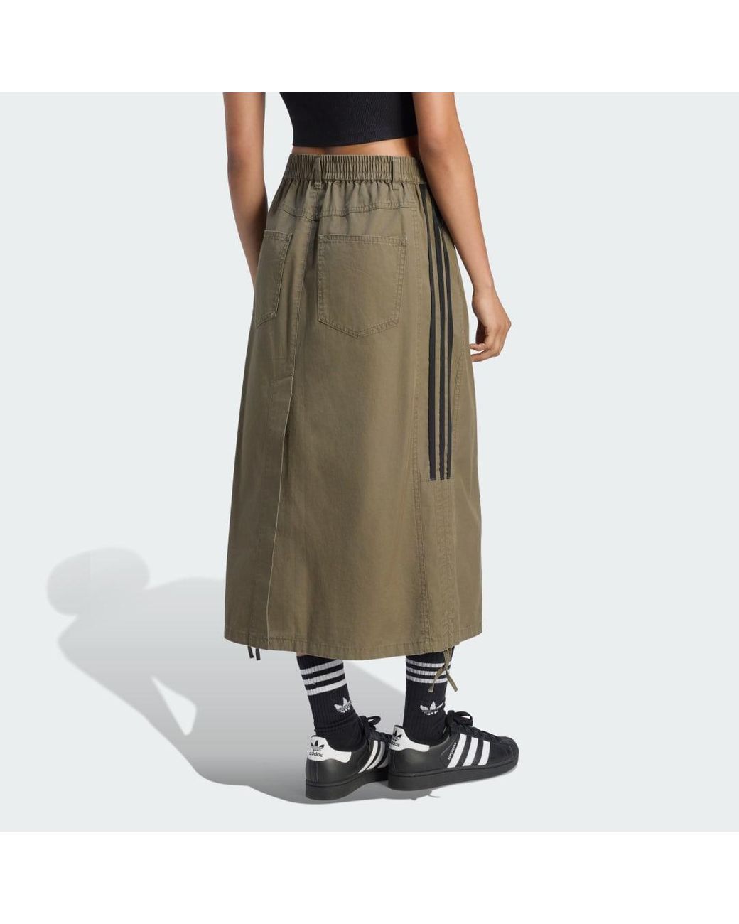 Adidas Brown Parachute Skirt
