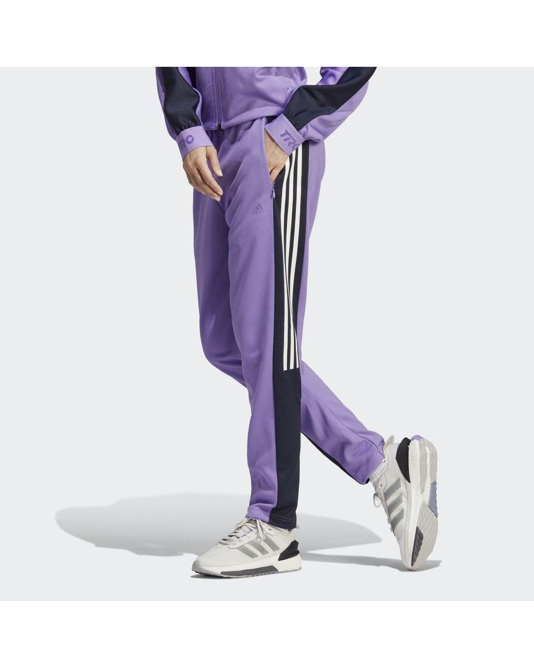 adidas Tiro Suit-up Advanced Trainingsbroek in het Paars | Lyst NL