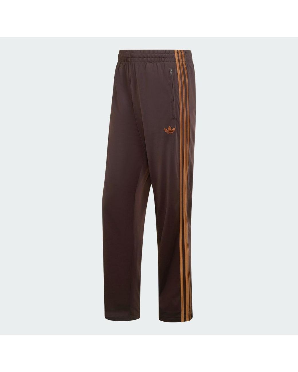 Adidas Brown Firebird Track Tracksuit Bottoms for men