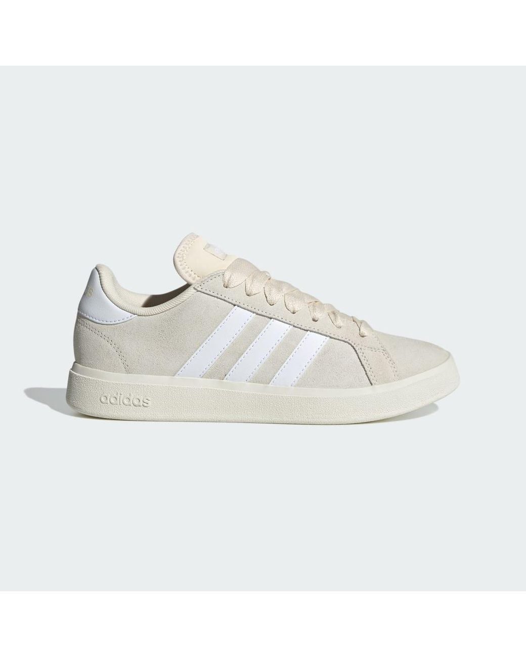 Adidas White Grand Court Base 00S Shoes