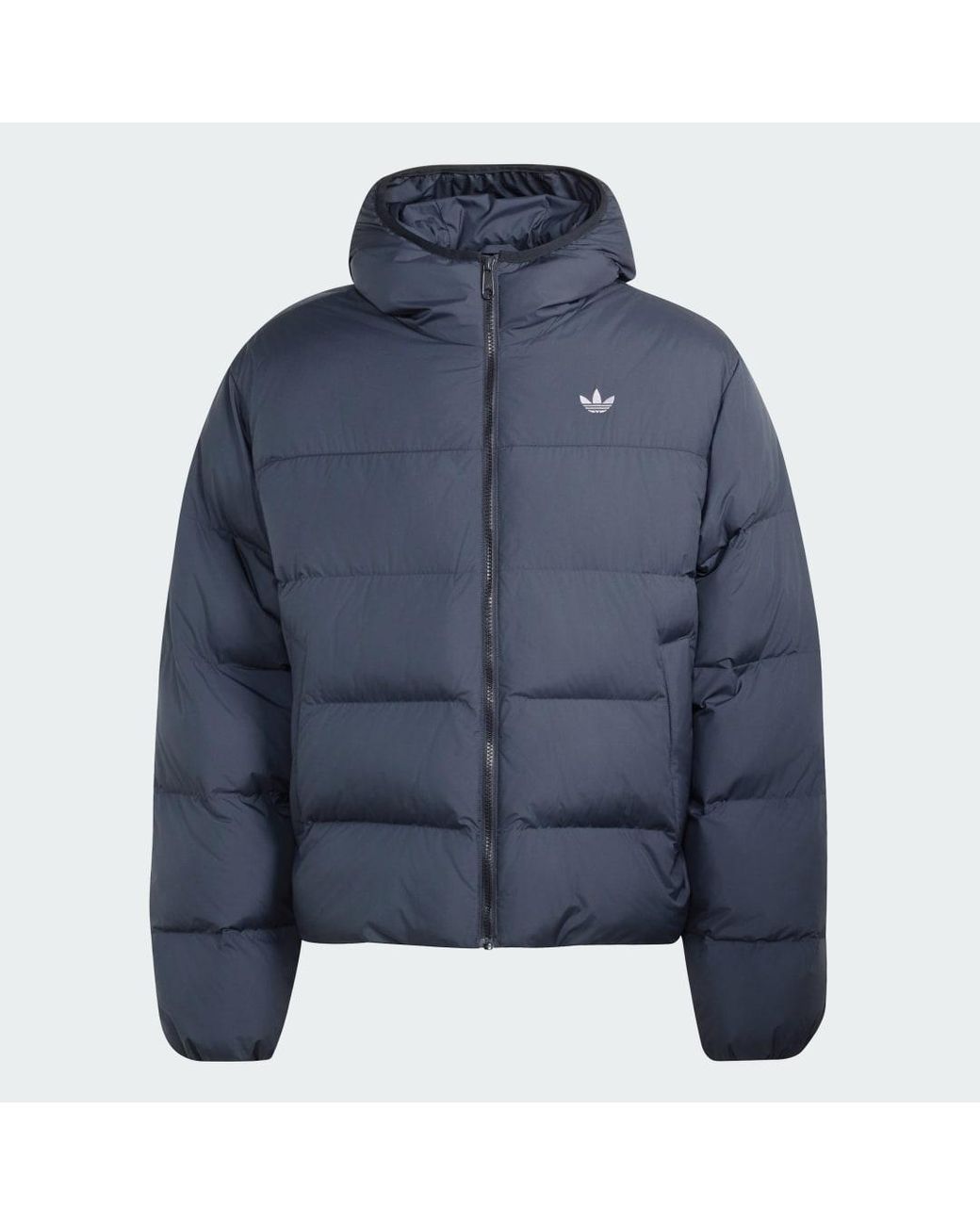 Adidas Blue Hooded Regen Jacket for men