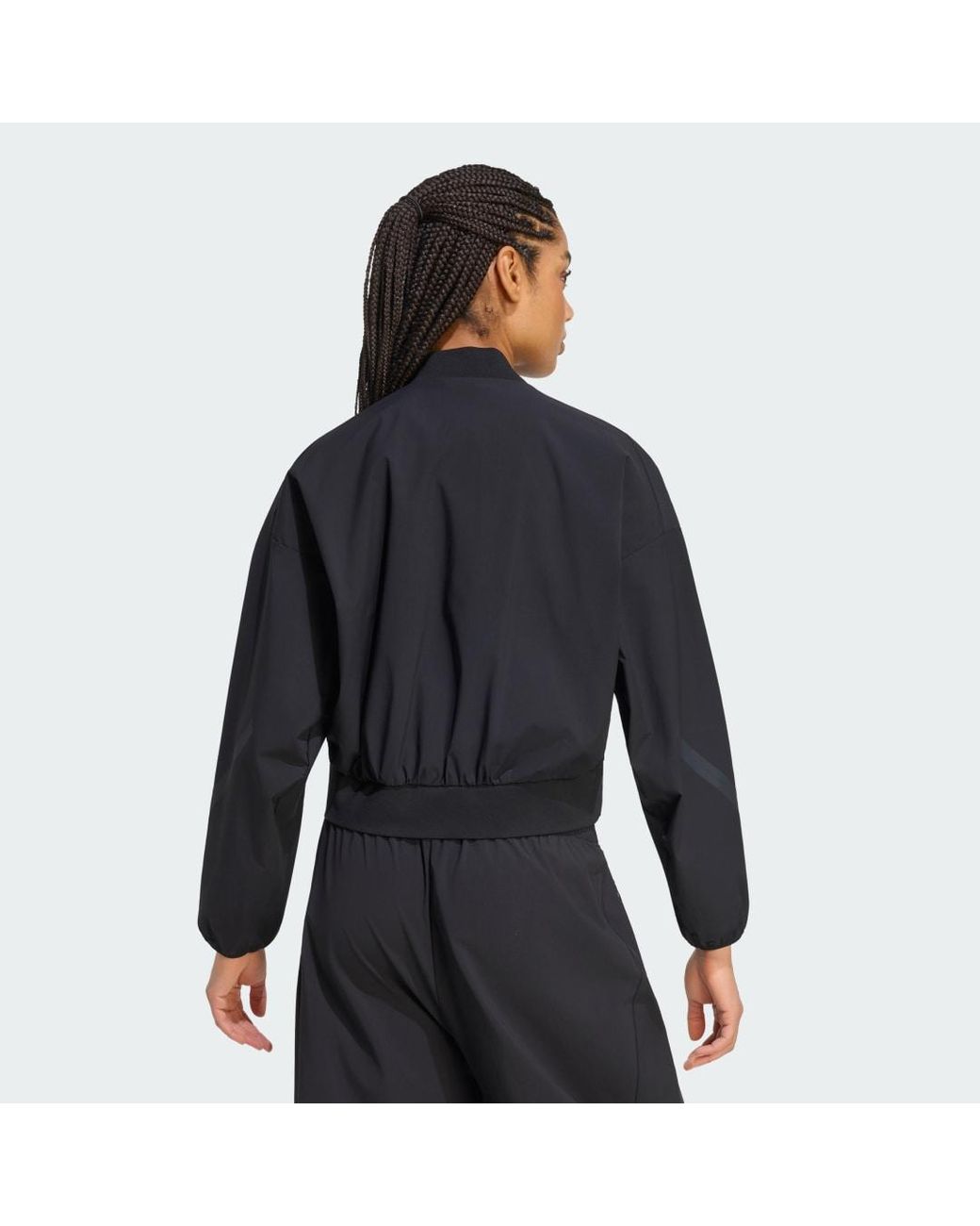 Adidas Black Z.N.E. Woven Bomber Jacket