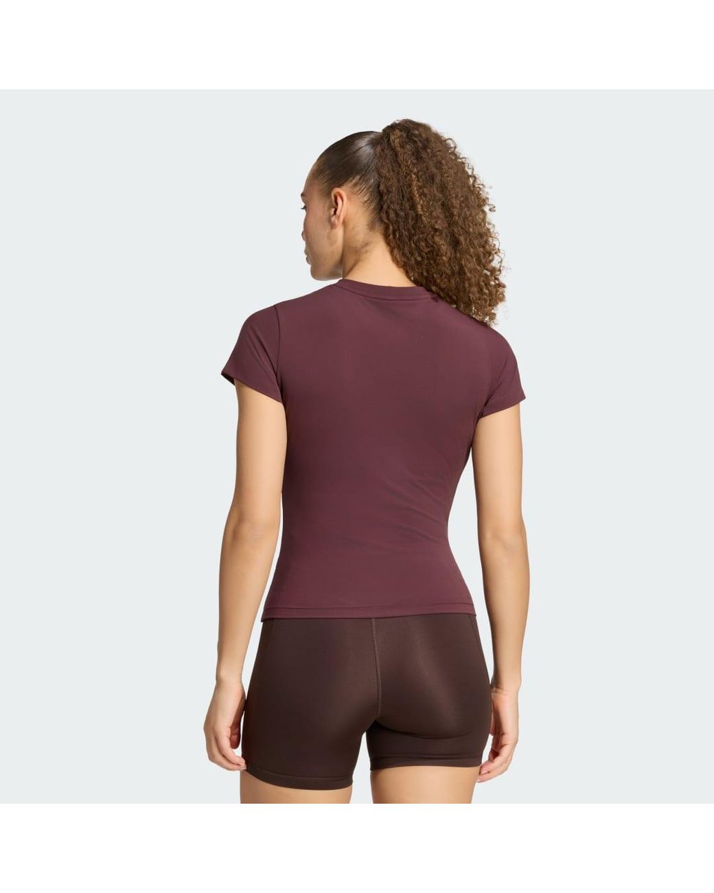 Adidas Purple 3 Stripes Studio Baby T-Shirt