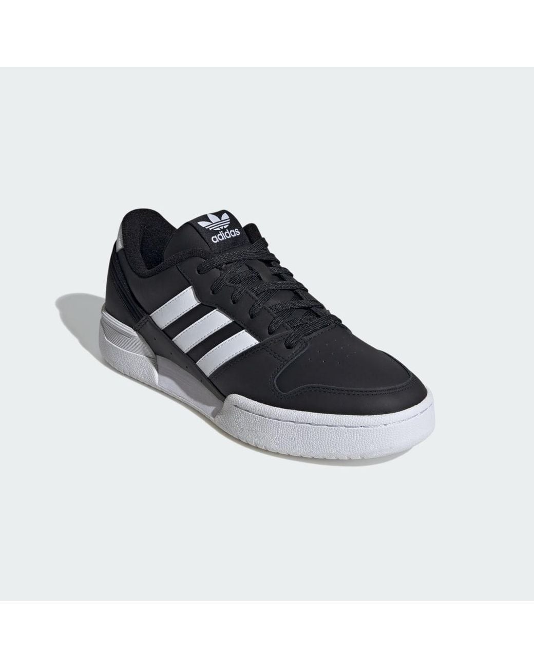 Adidas Black Team Court 2.0 Str Shoes for men