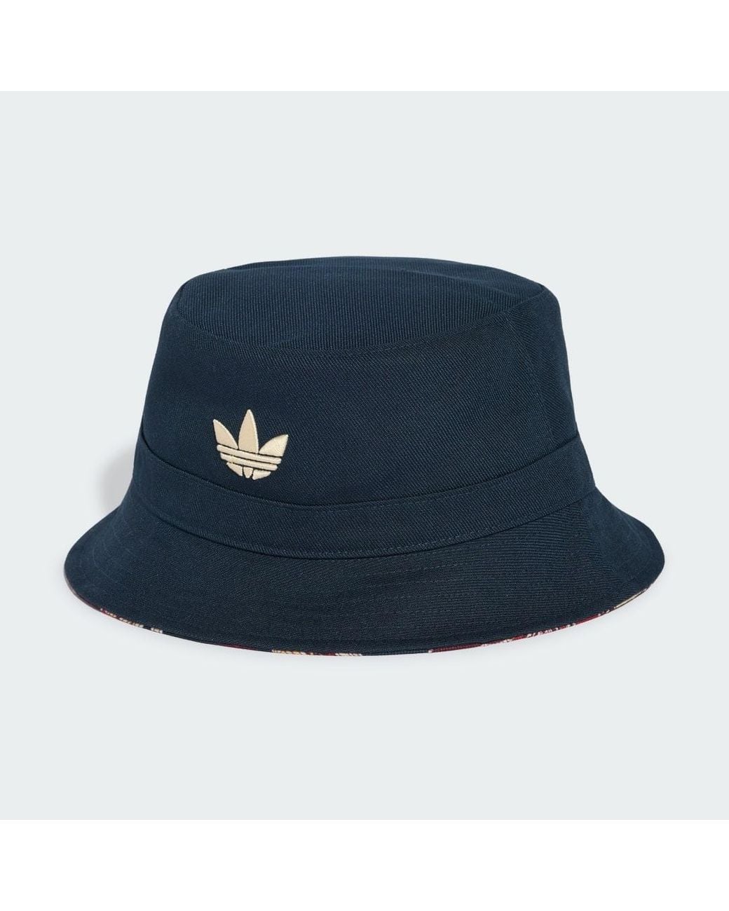 Adidas Blue Originals X Liberty London Reversible Bucket Cap
