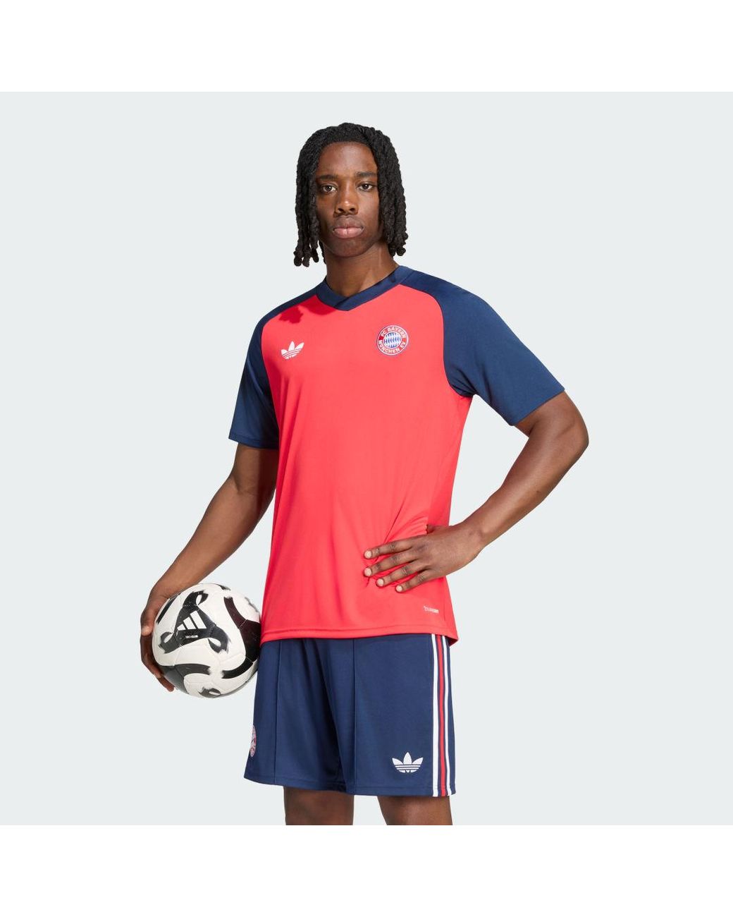 Adidas Red Fc Bayern 26/27 Pre Match Jersey for men