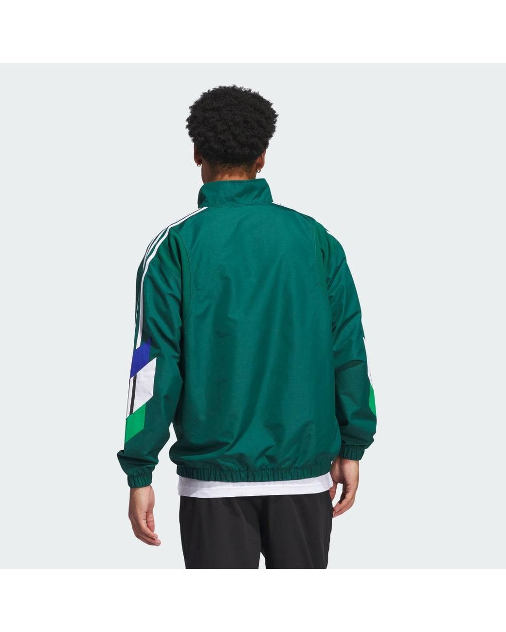 adidas BRASIL POWER OF THREE トラックジャケット Adidas Brasil Power of 3 Jacket in Blue | Boardertown