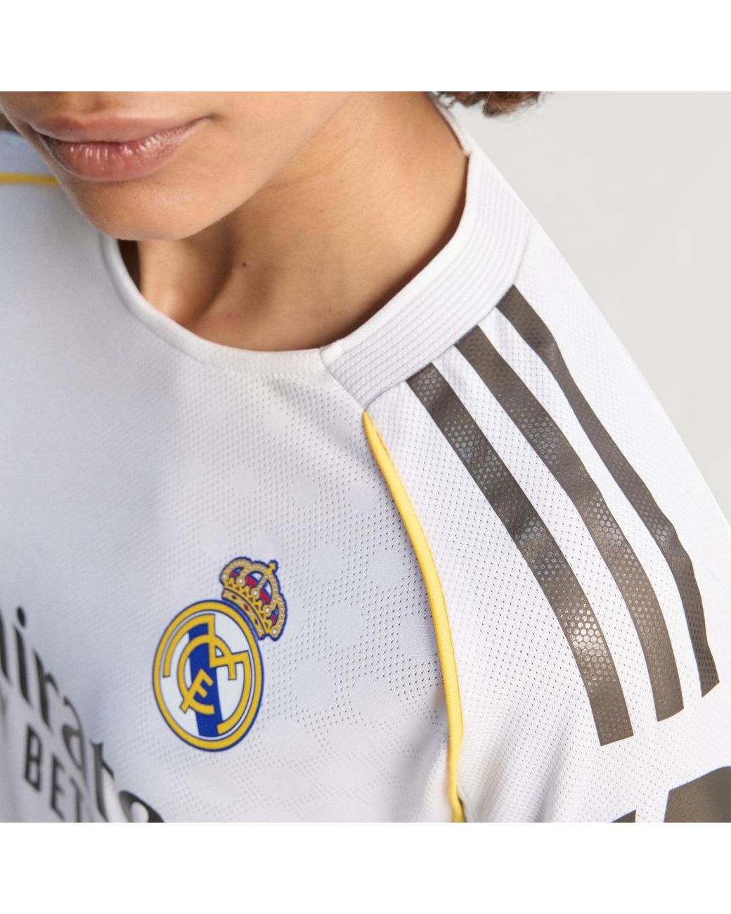 Adidas White Real Madrid 25/26 Home Authentic Jersey